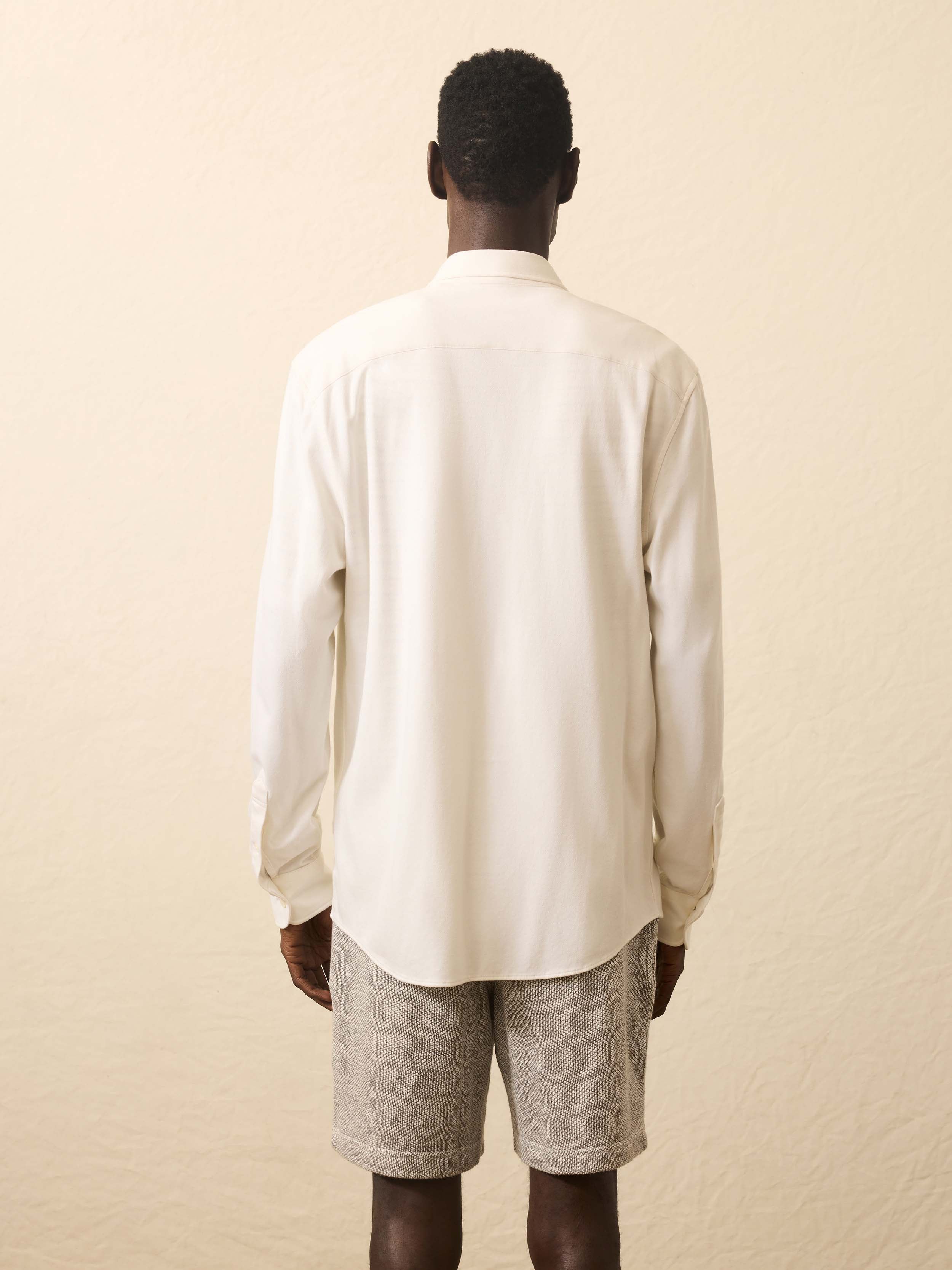 Coastline Knit Shirt - White Wall