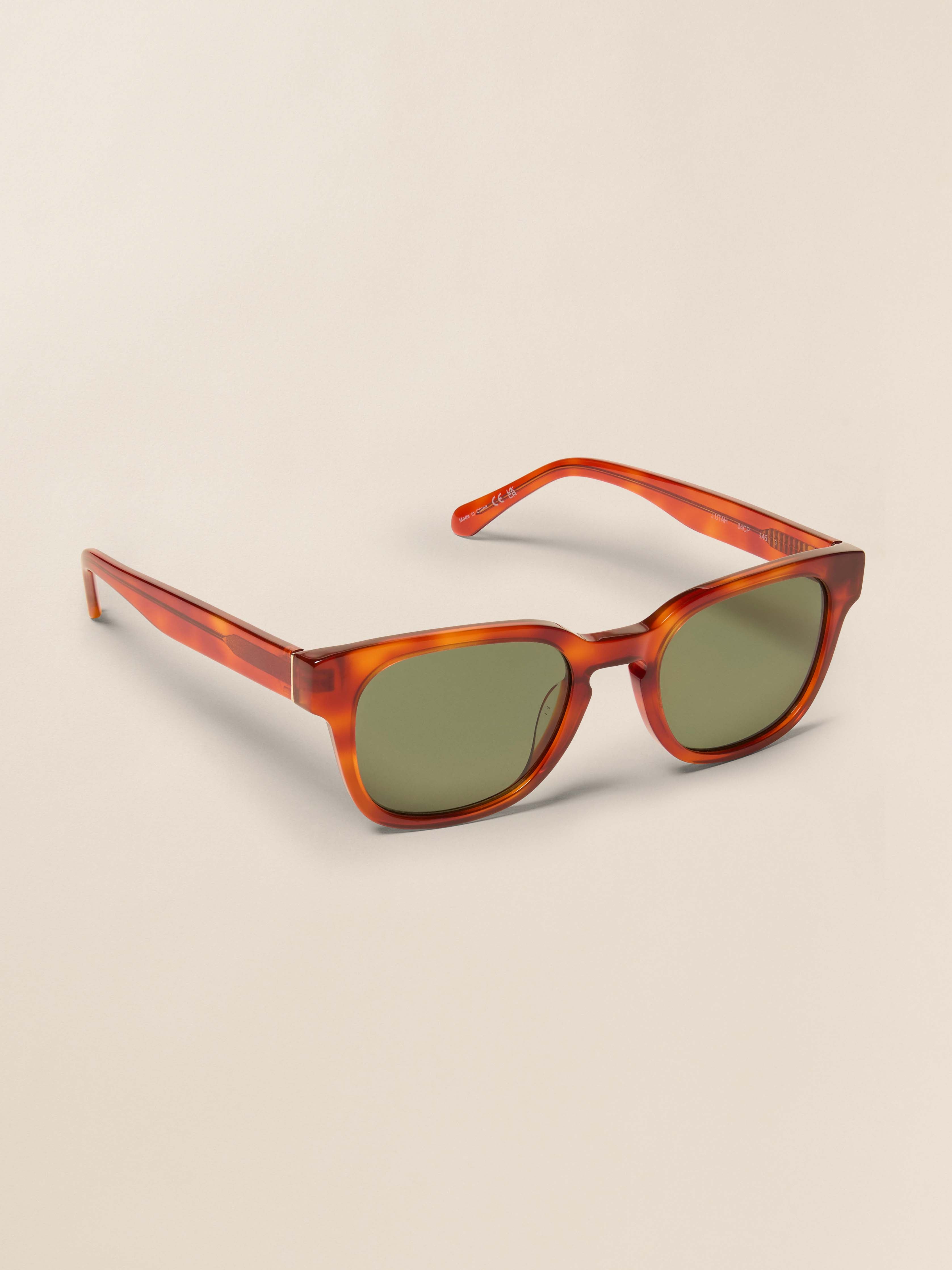 J. Utah Sunglasses - Amber Tortoise