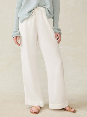 Laidback Gauze Pant - White