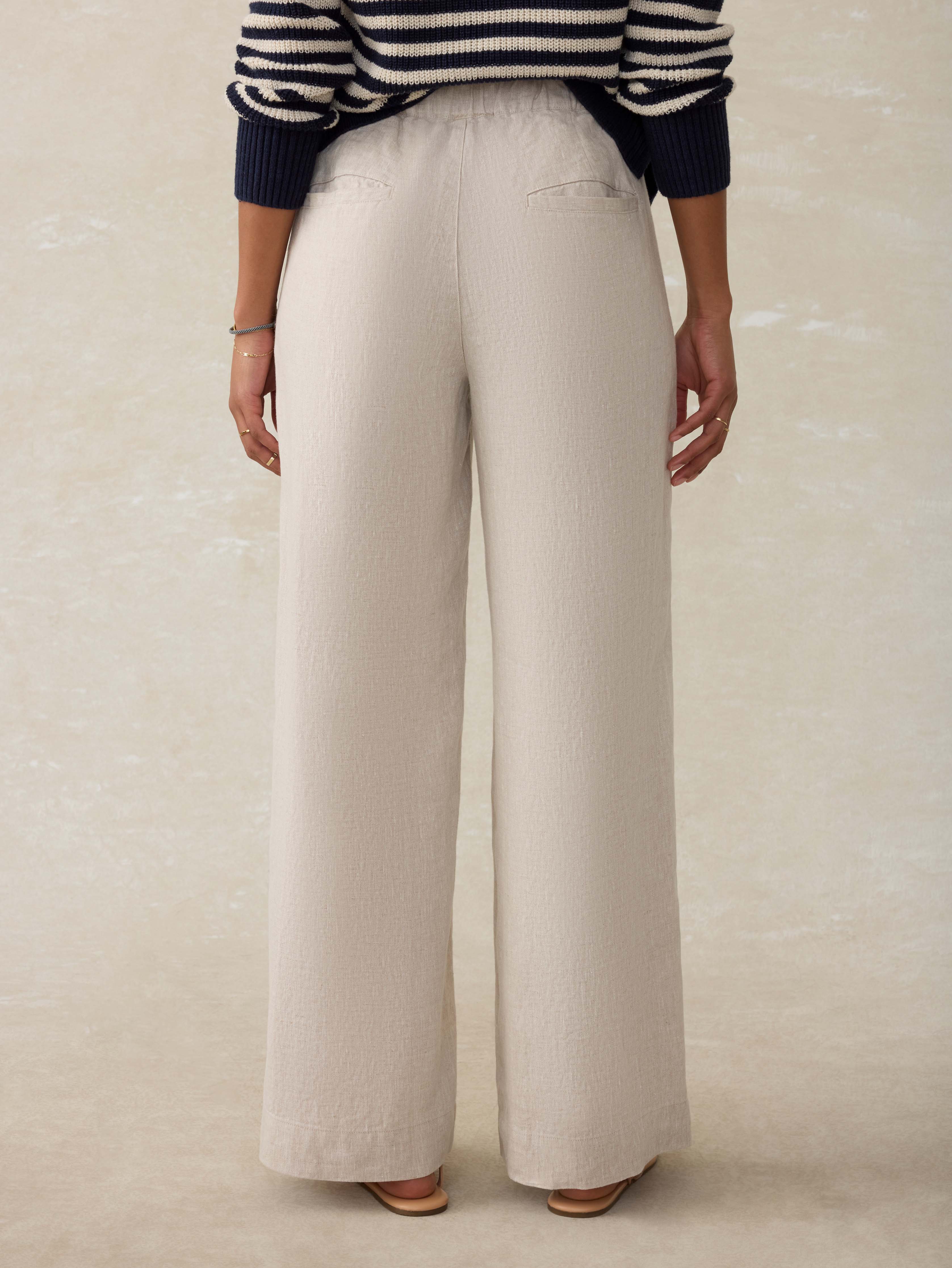 Sun Strider Linen Pant - Flax