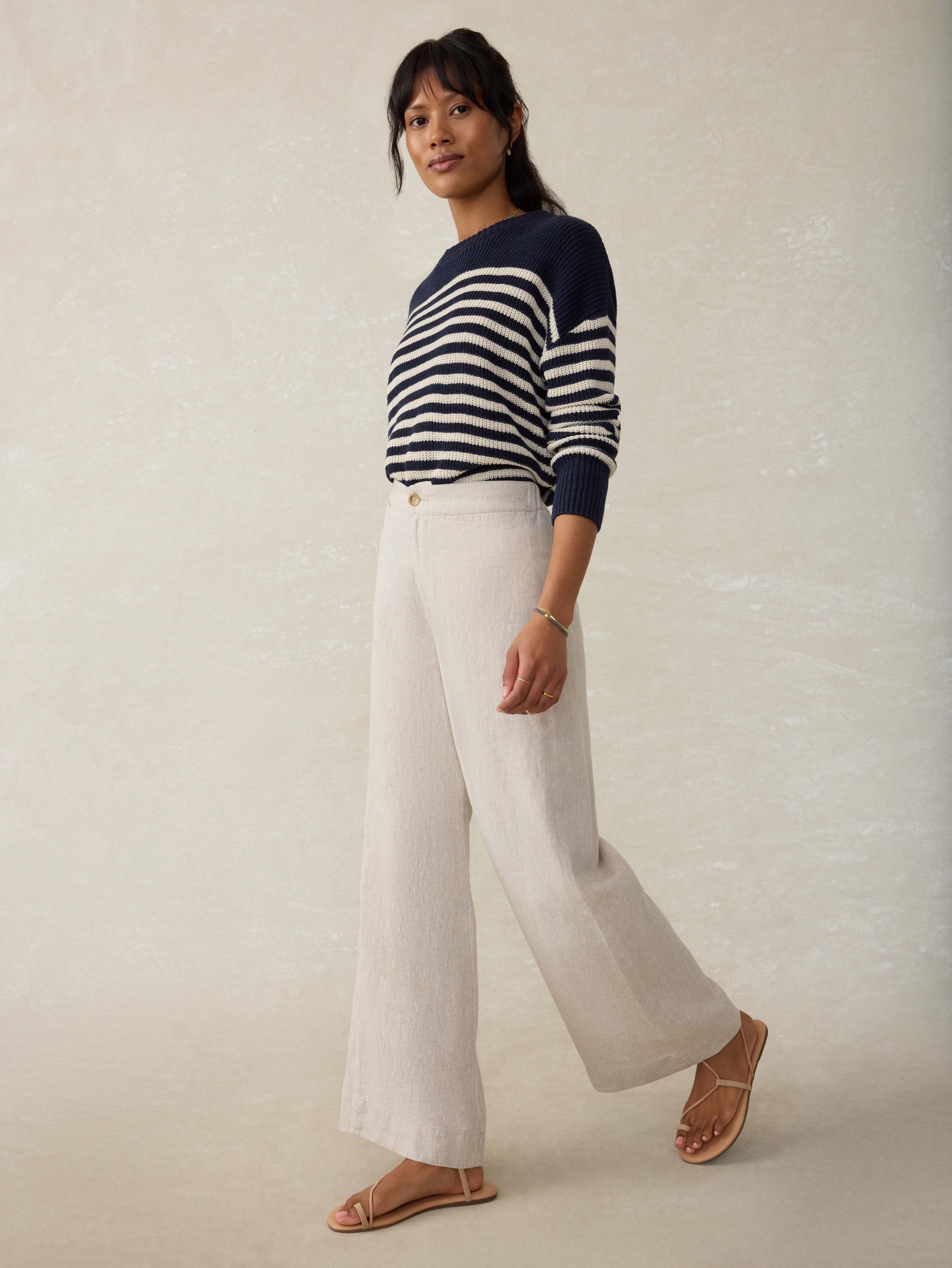 Sun Strider Linen Pant - Flax