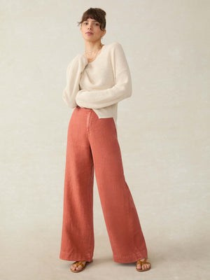 Sun Strider Linen Pant - Red Rock