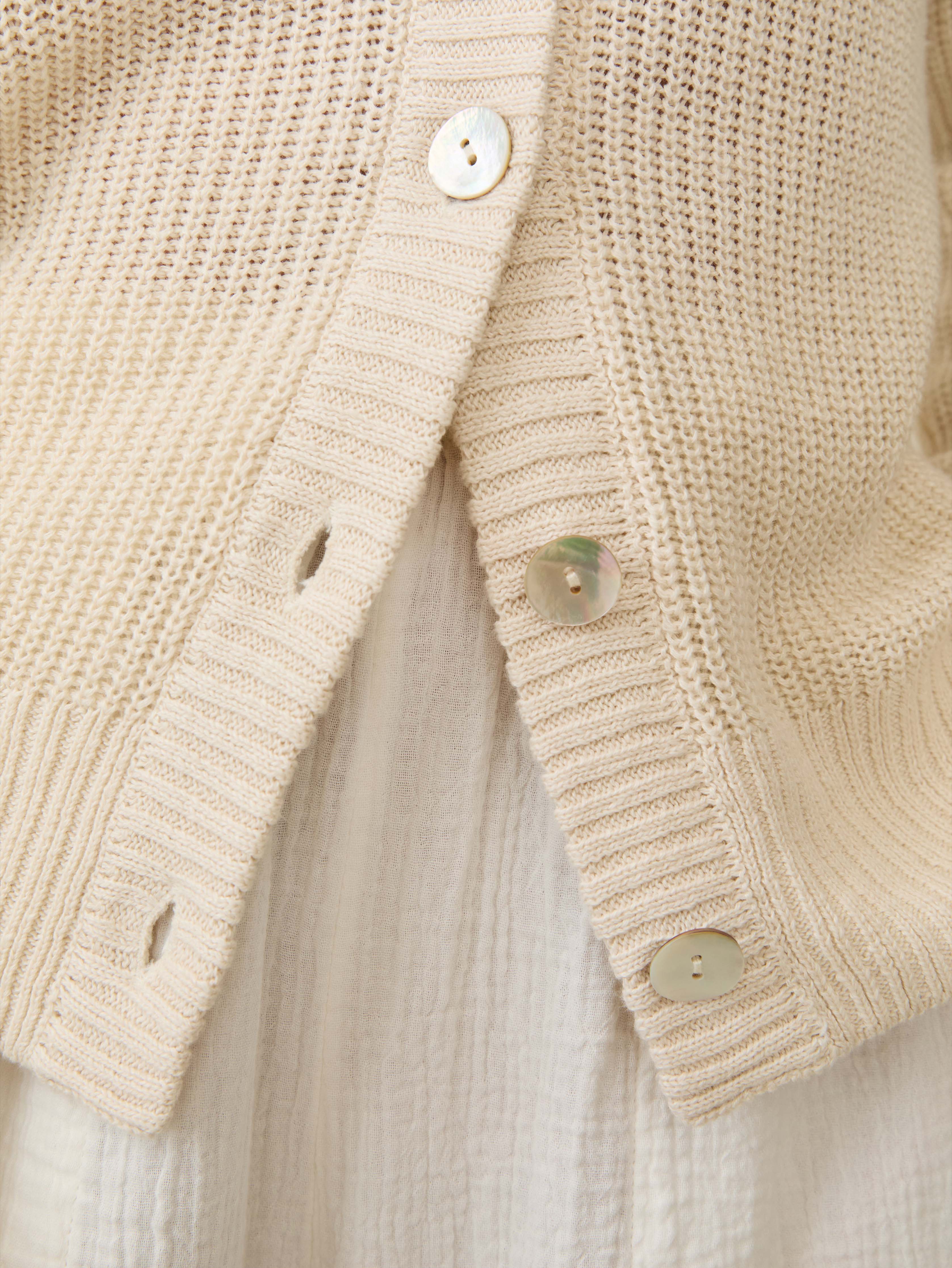 Miramar Linen Cardigan - Summer Sand