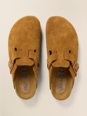 Unisex Birkenstock Suede Boston - Mink