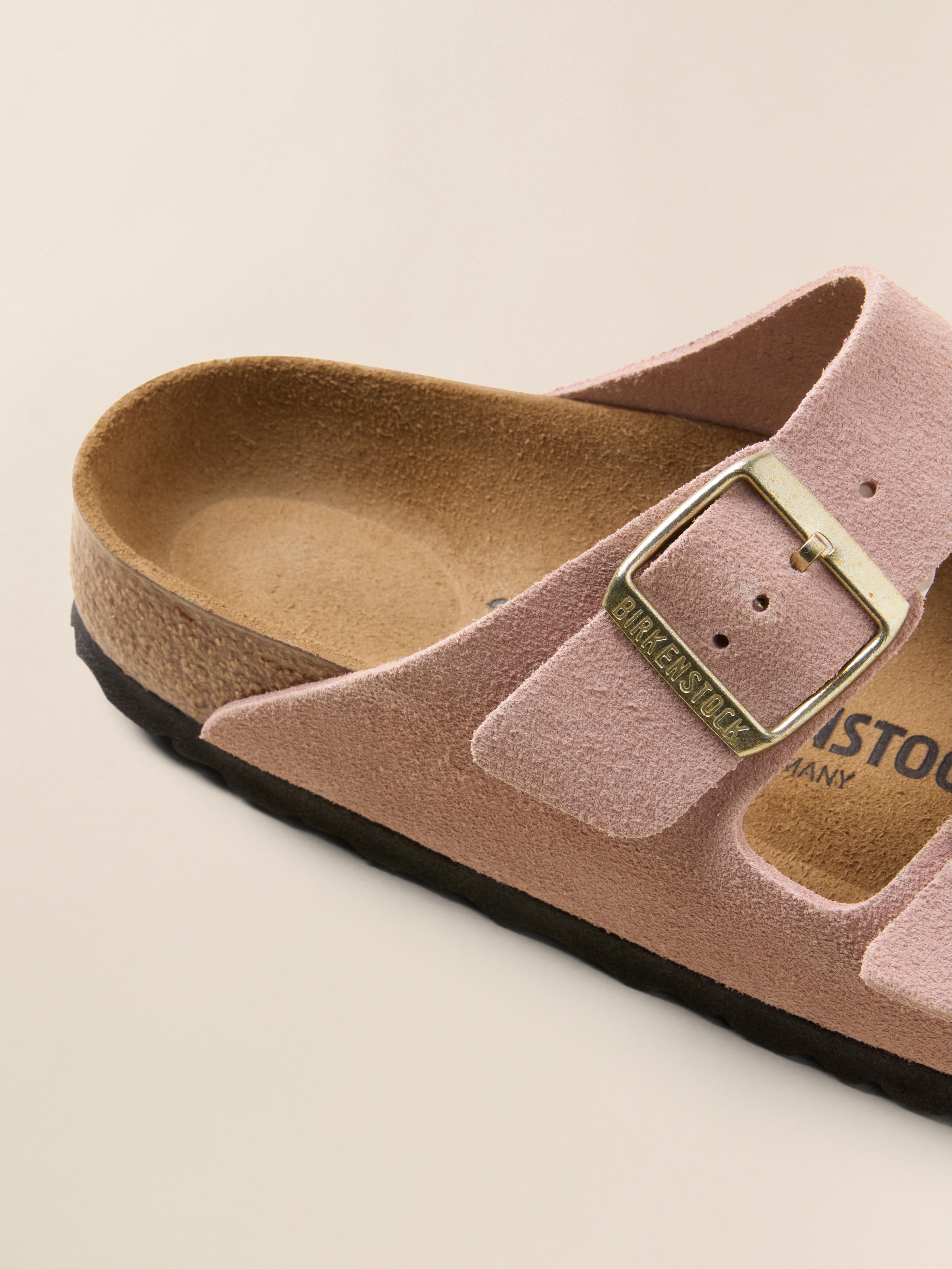 Birkenstock Suede Arizona - Light Rose