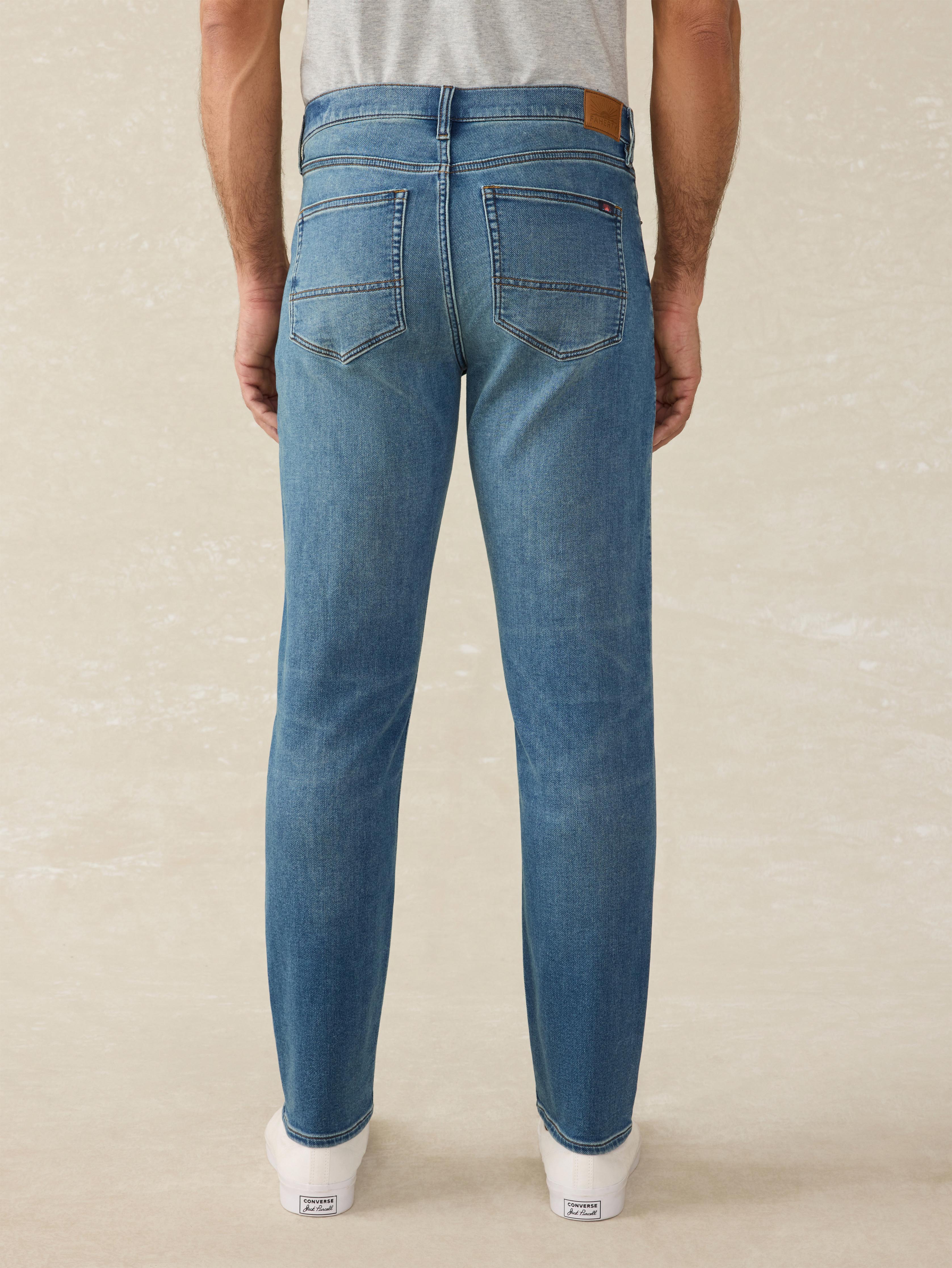 Stretch Terry Indigo 5 Pocket - Storm Harbor Wash