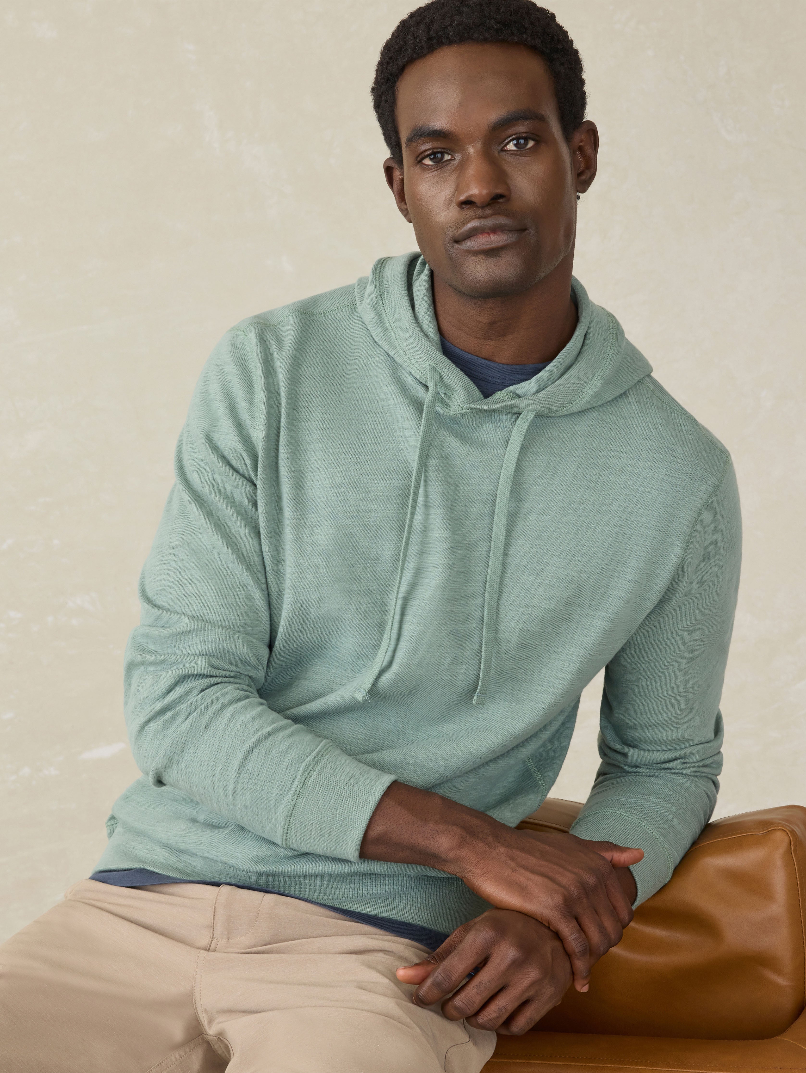 Sunwashed Midweight Organic Hoodie - Sage Creek
