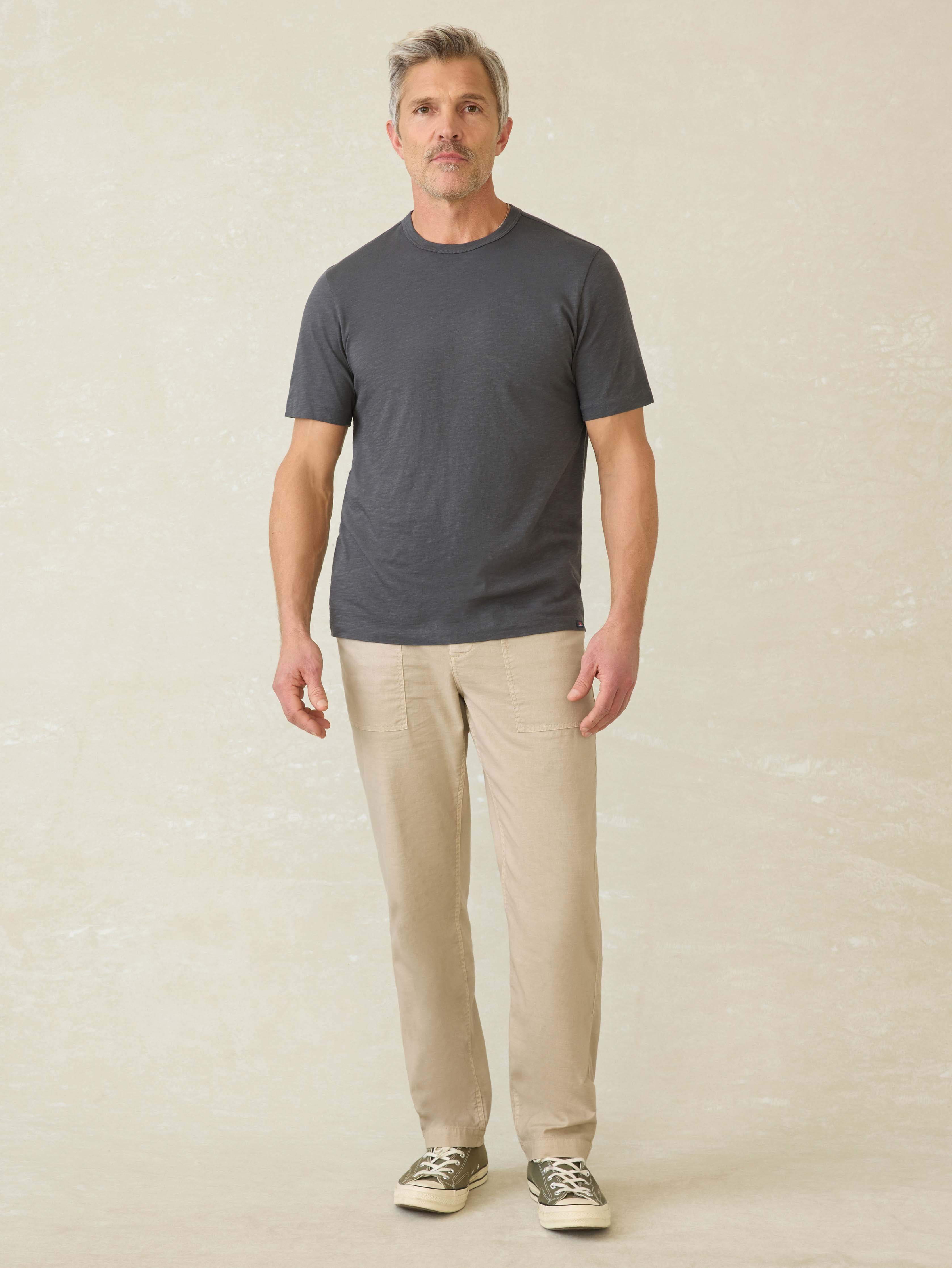 Sunwashed Regenerative Tee - Graphite