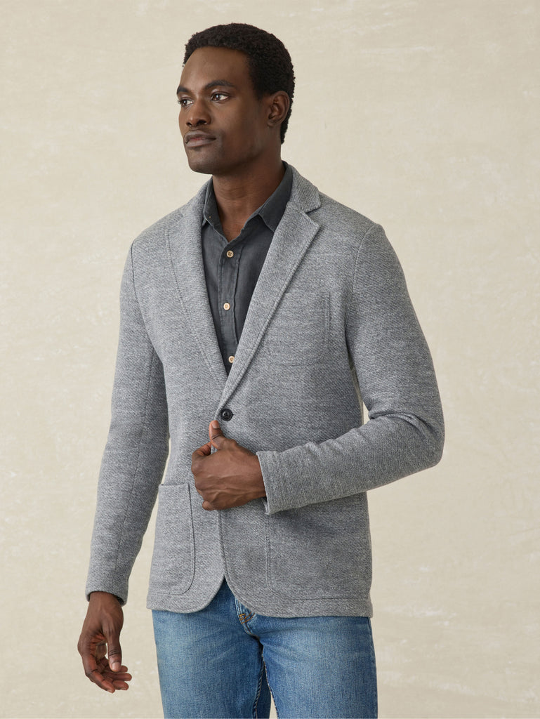 HOT Grey Blazer For Men With Jeans Wool Grey Blazer Mens Plain