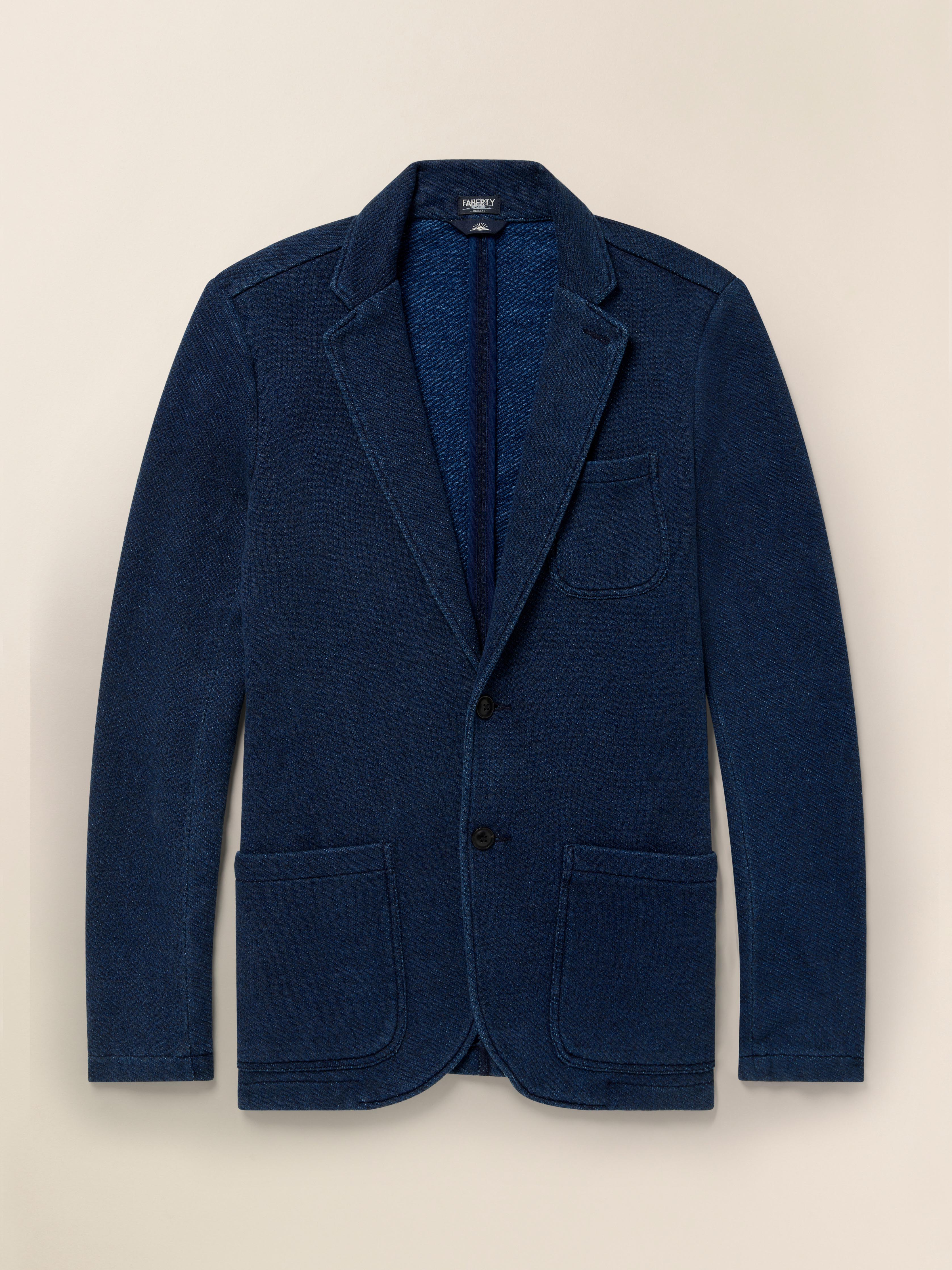 Inlet Knit Blazer (Tall) - Hendricks Indigo Wash