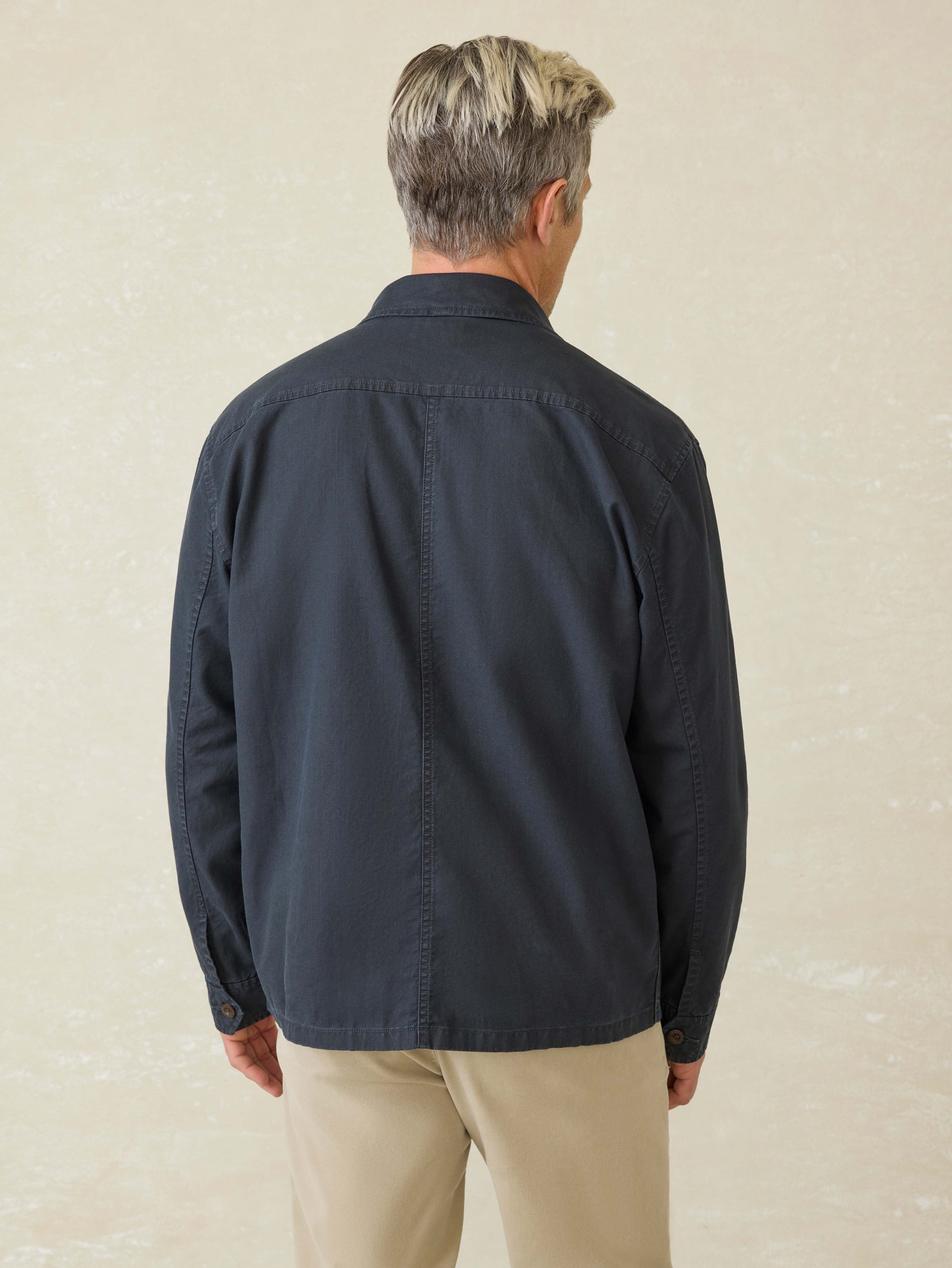 Commander Shirt Jacket - Washed Charcoal