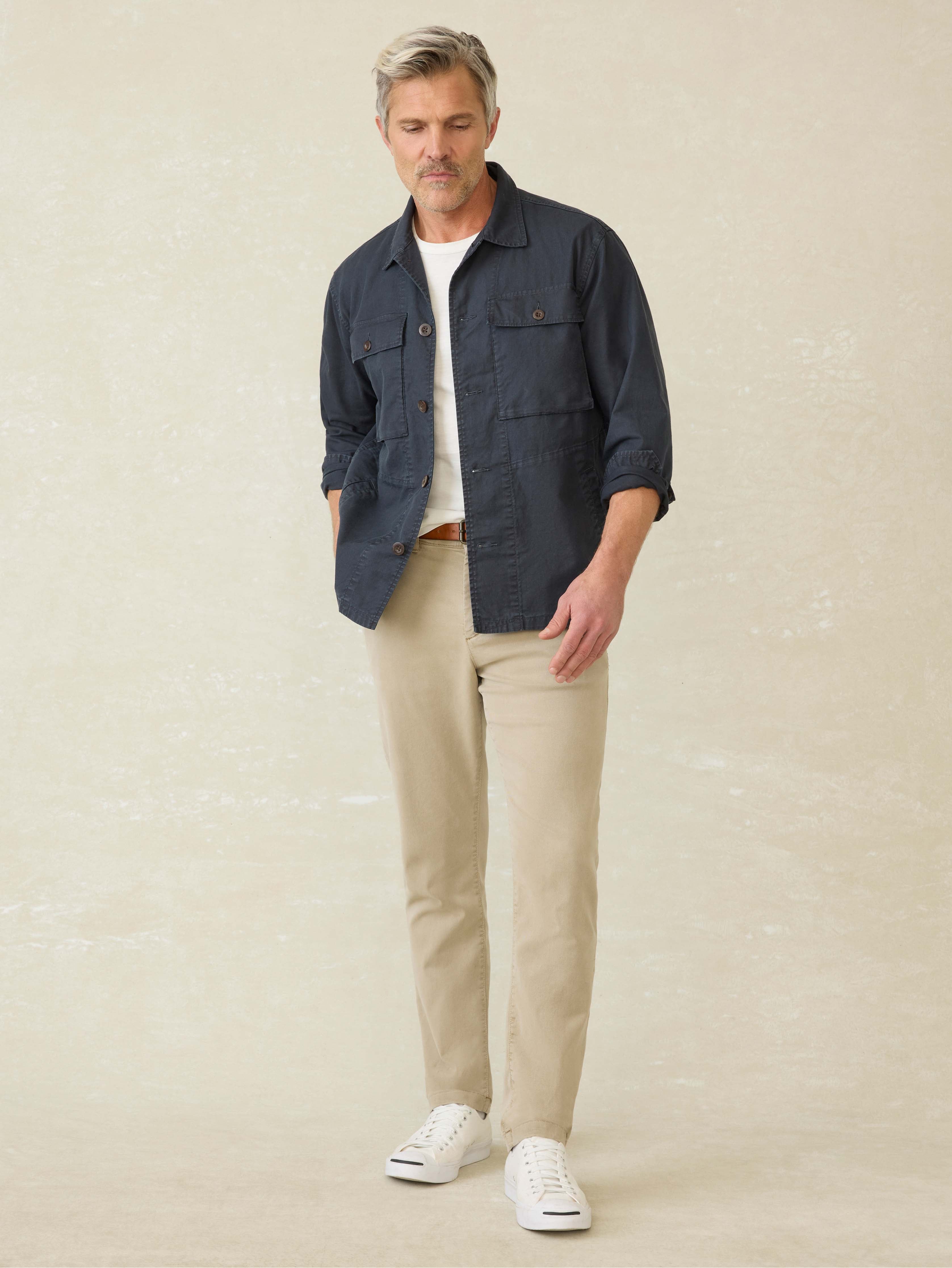 Commander Shirt Jacket - Washed Charcoal