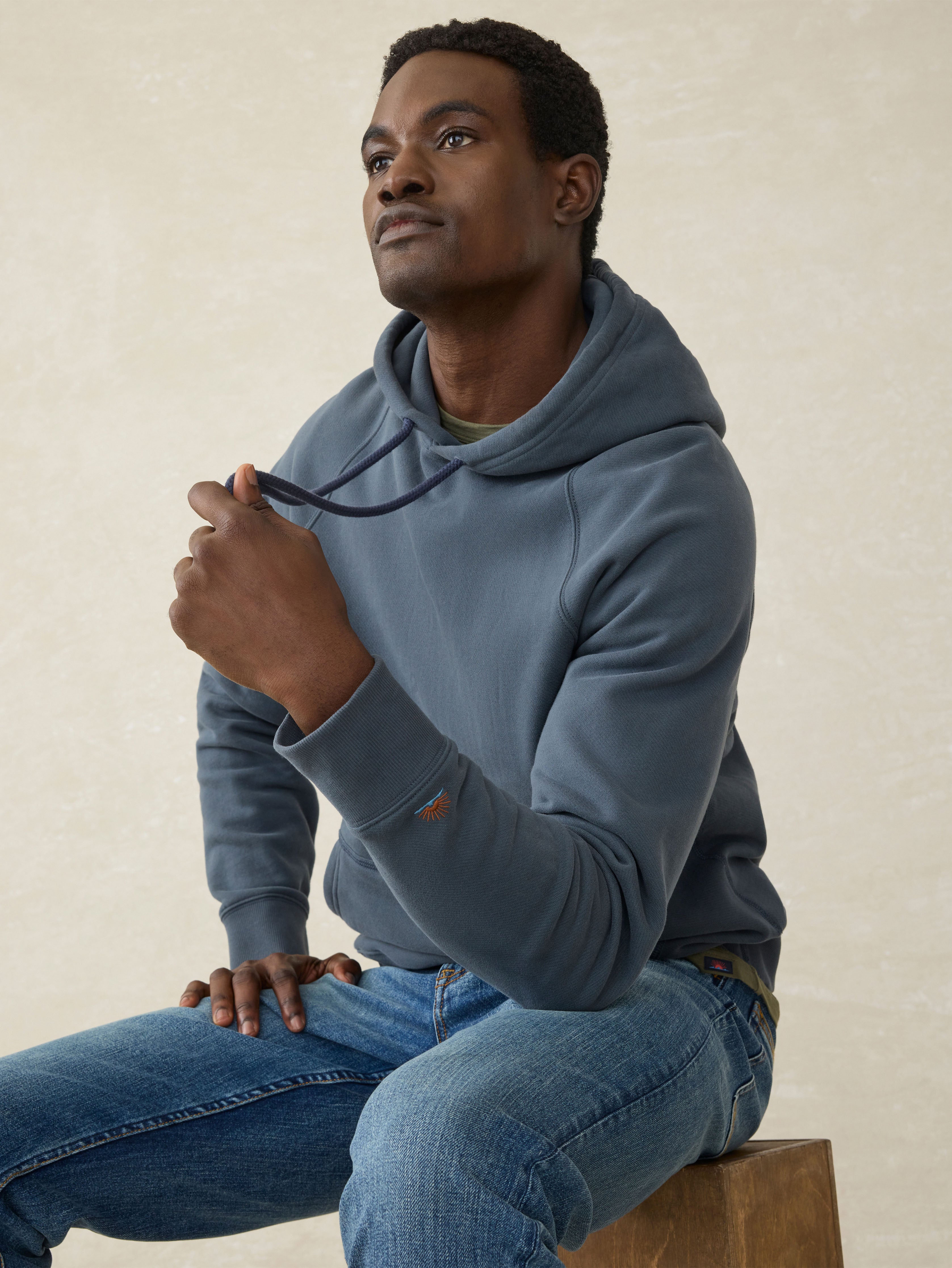 High Standard Fleece Hoodie - Blue Nights