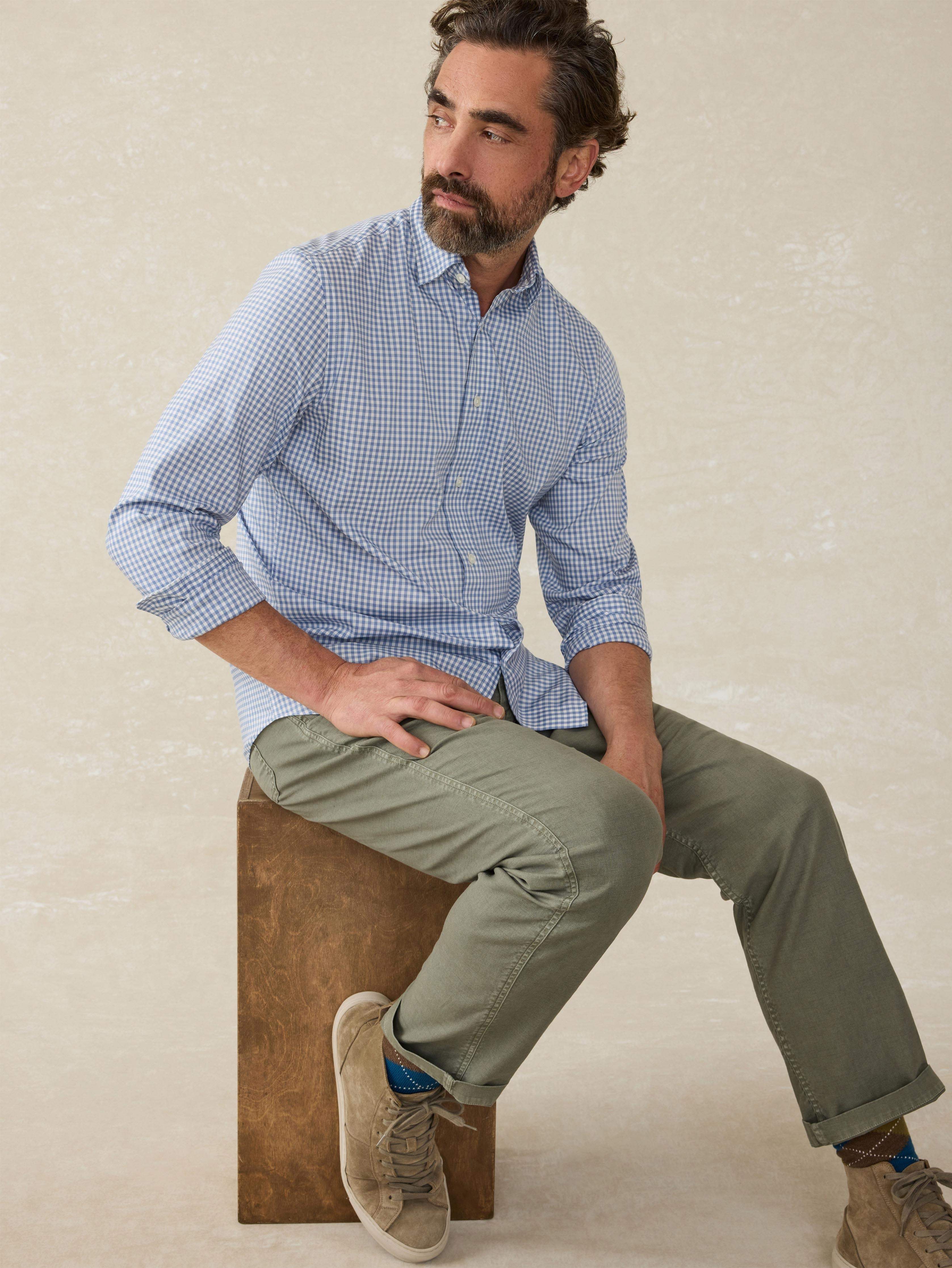 Movement™ Shirt - Light Blue Gingham