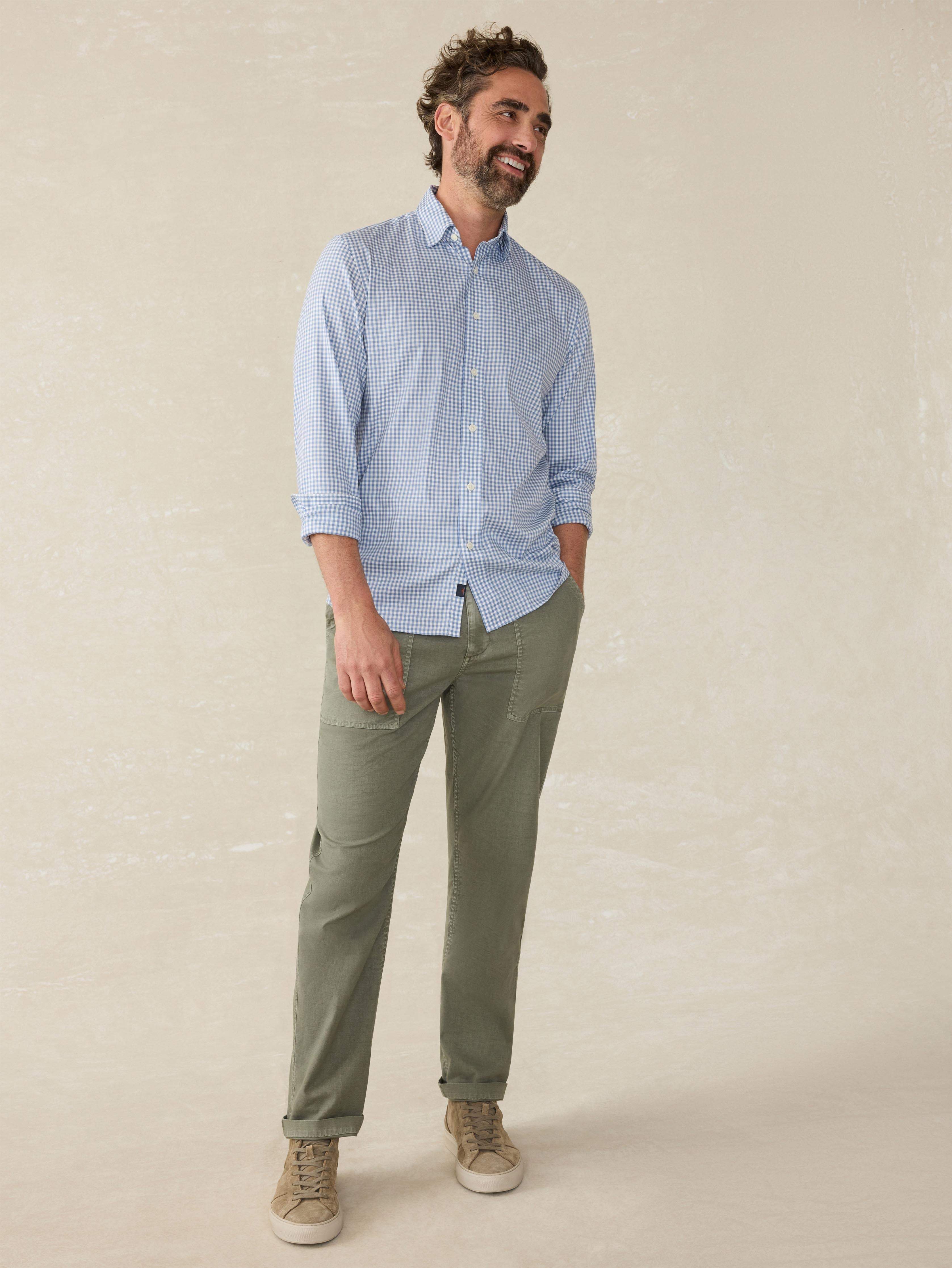 Movement™ Shirt - Light Blue Gingham
