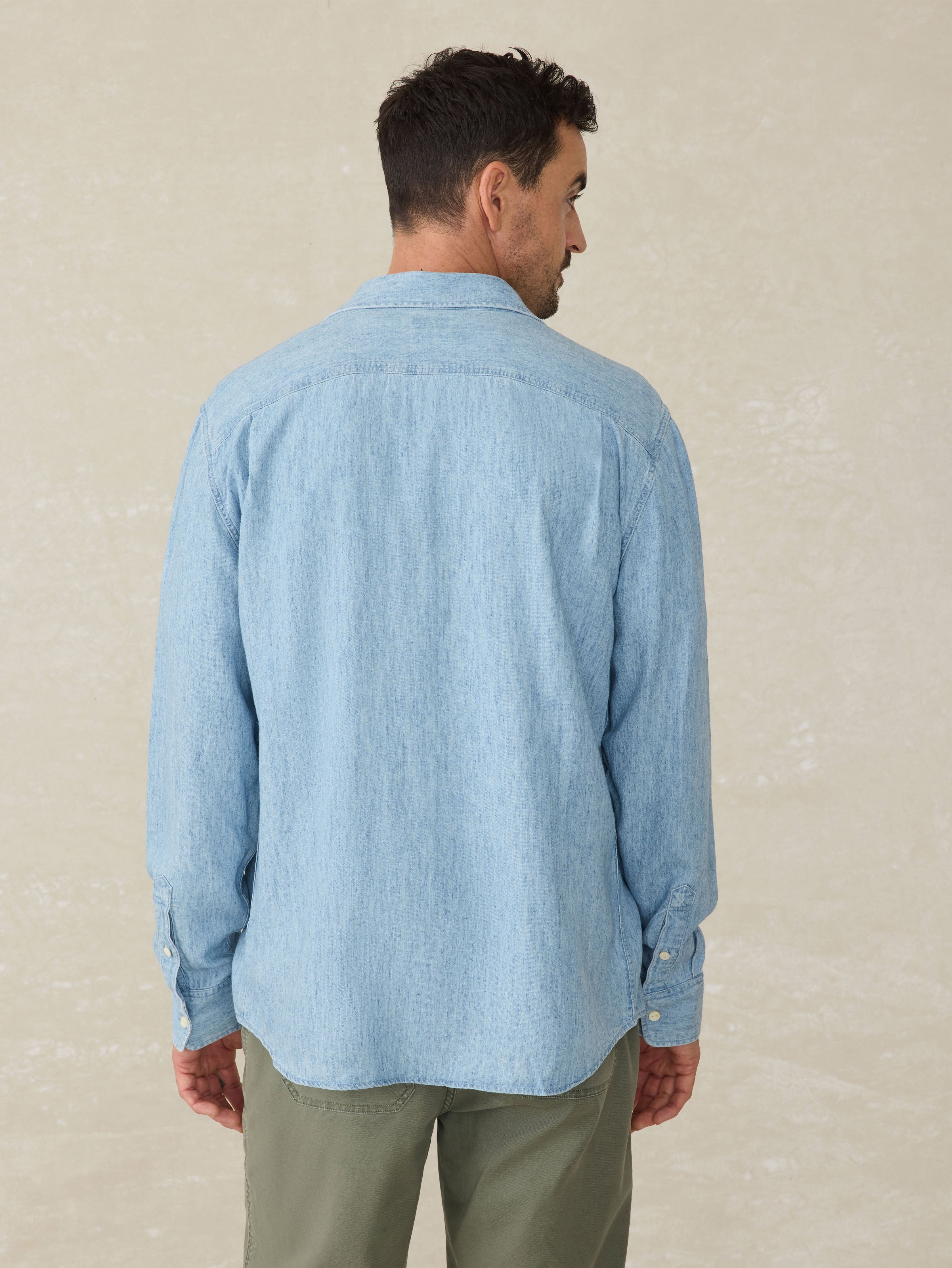 Tried & True Chambray Workshirt - Vintage Indigo
