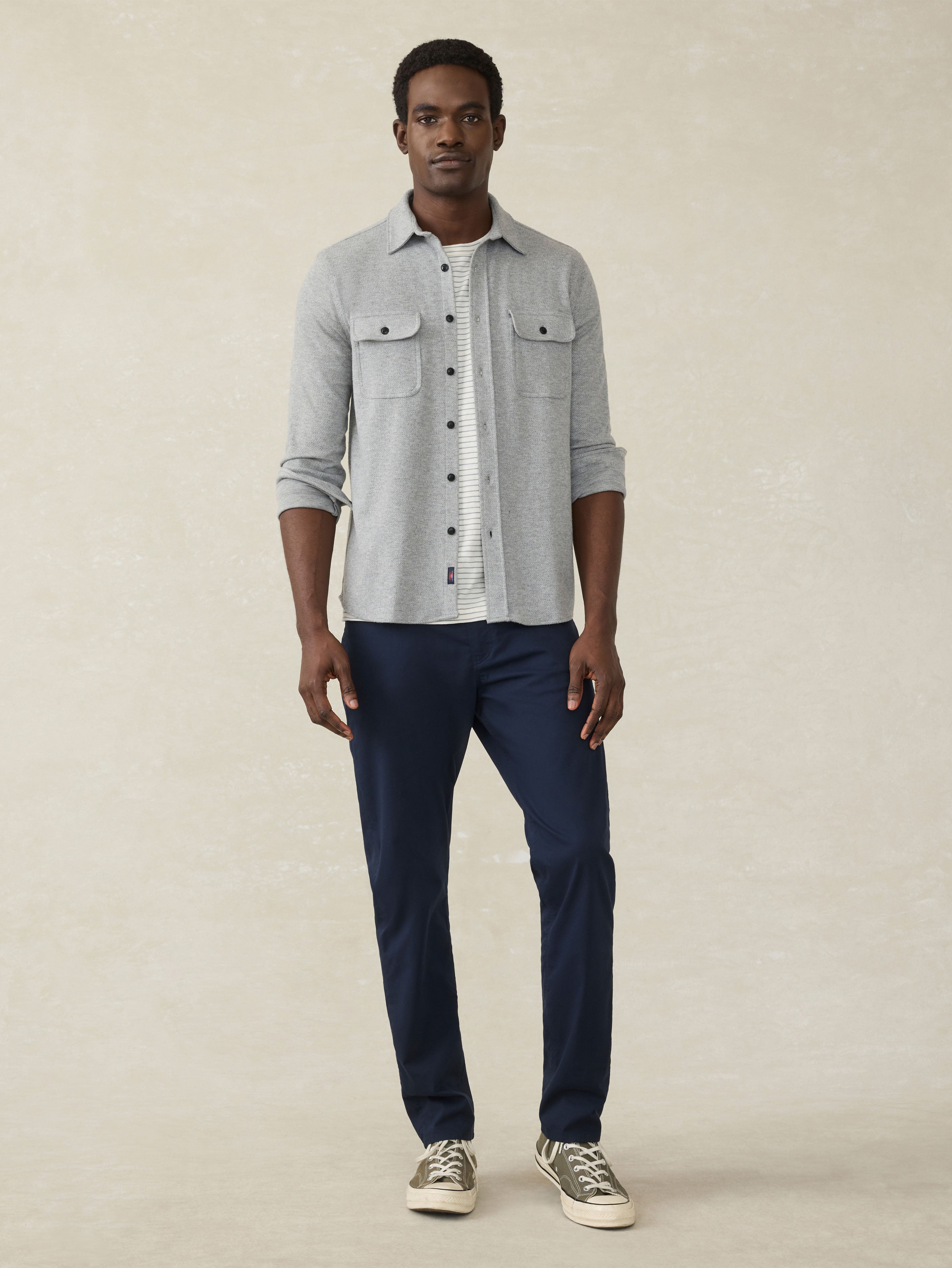 Legend™ Sweater Shirt (Tall) - Fossil Grey Twill