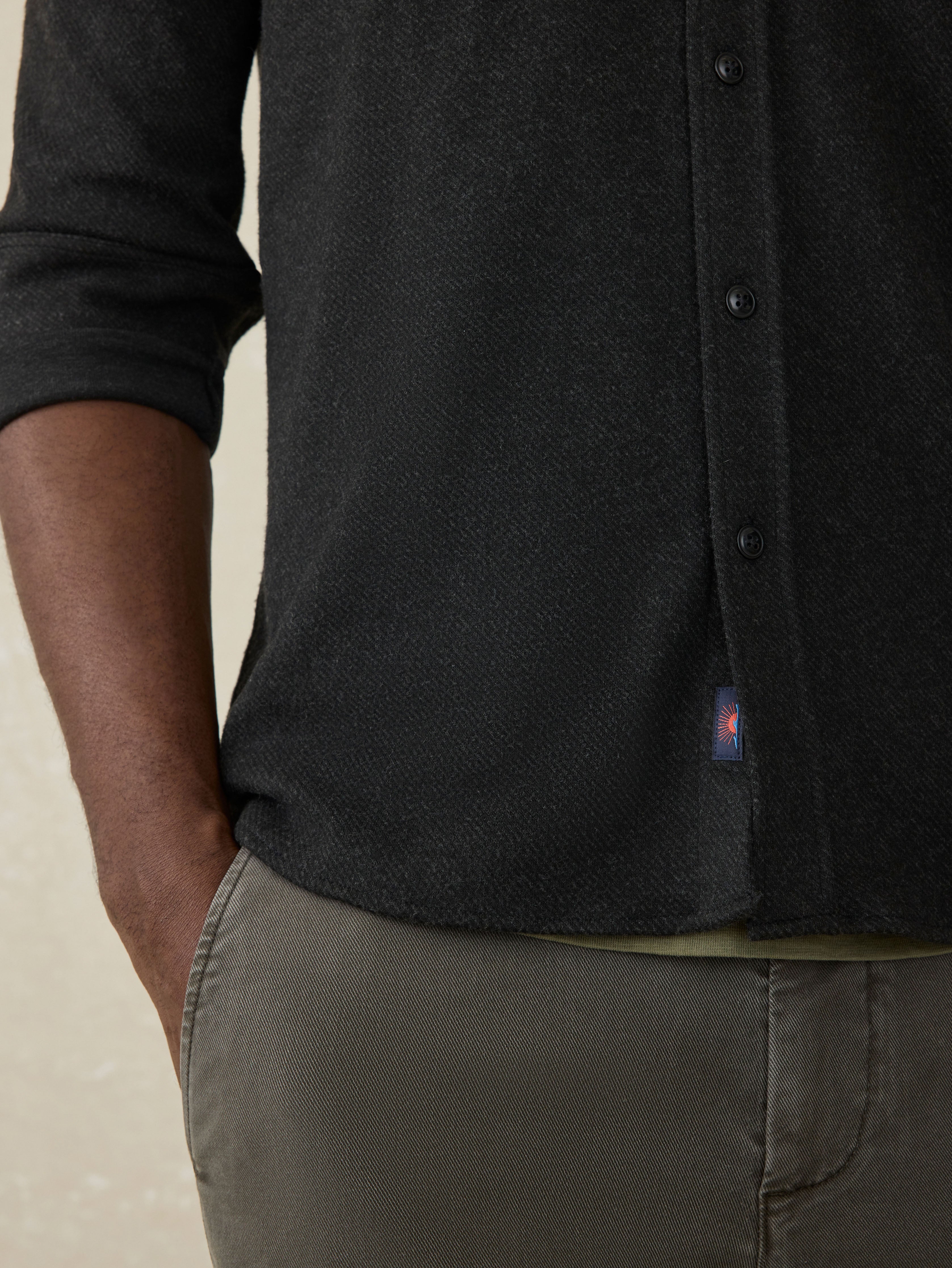 Legend™ Sweater Shirt (Tall) - Heathered Black Twill