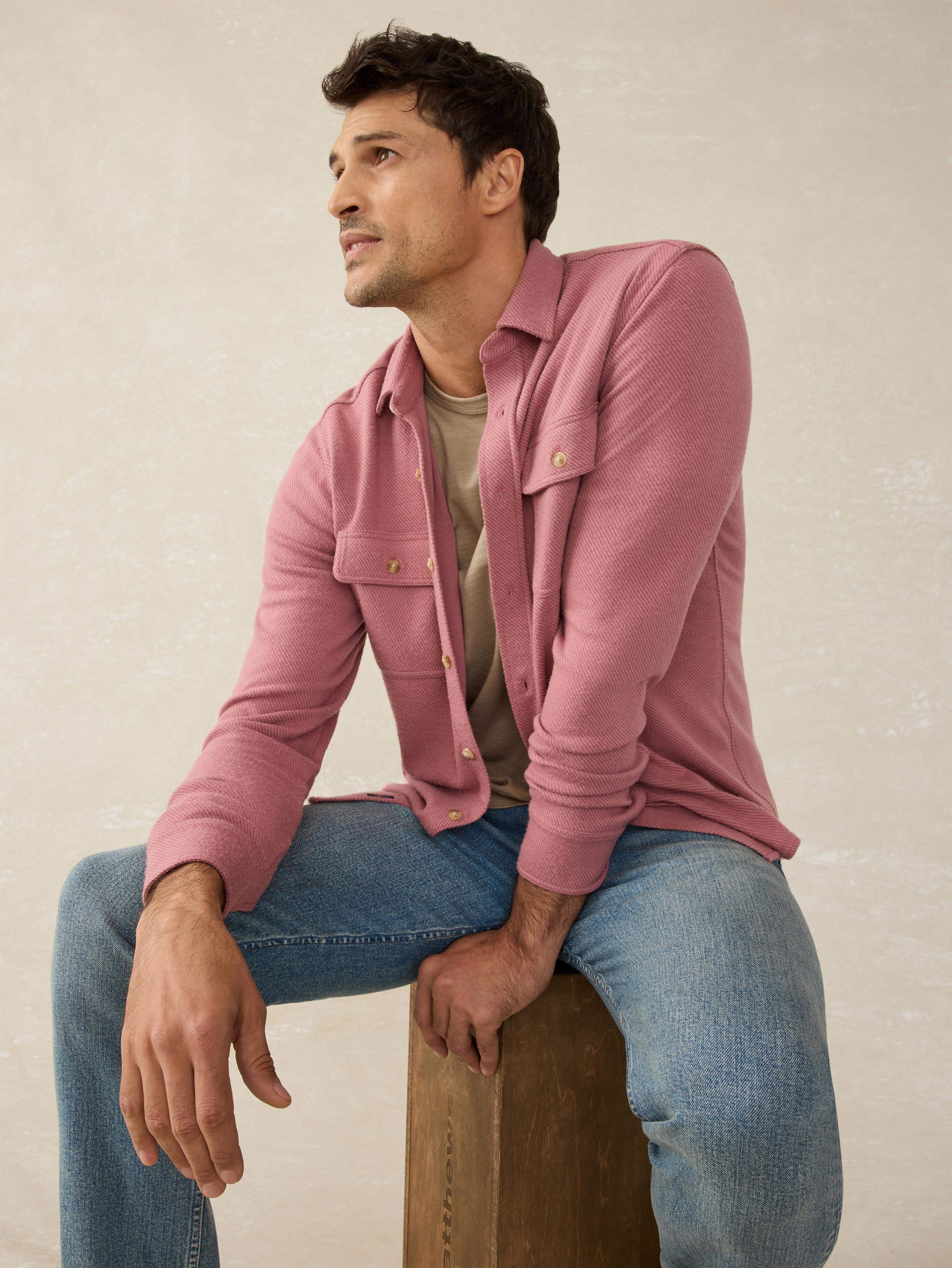 Legend™ Sweater Shirt - Sandstone Red Twill