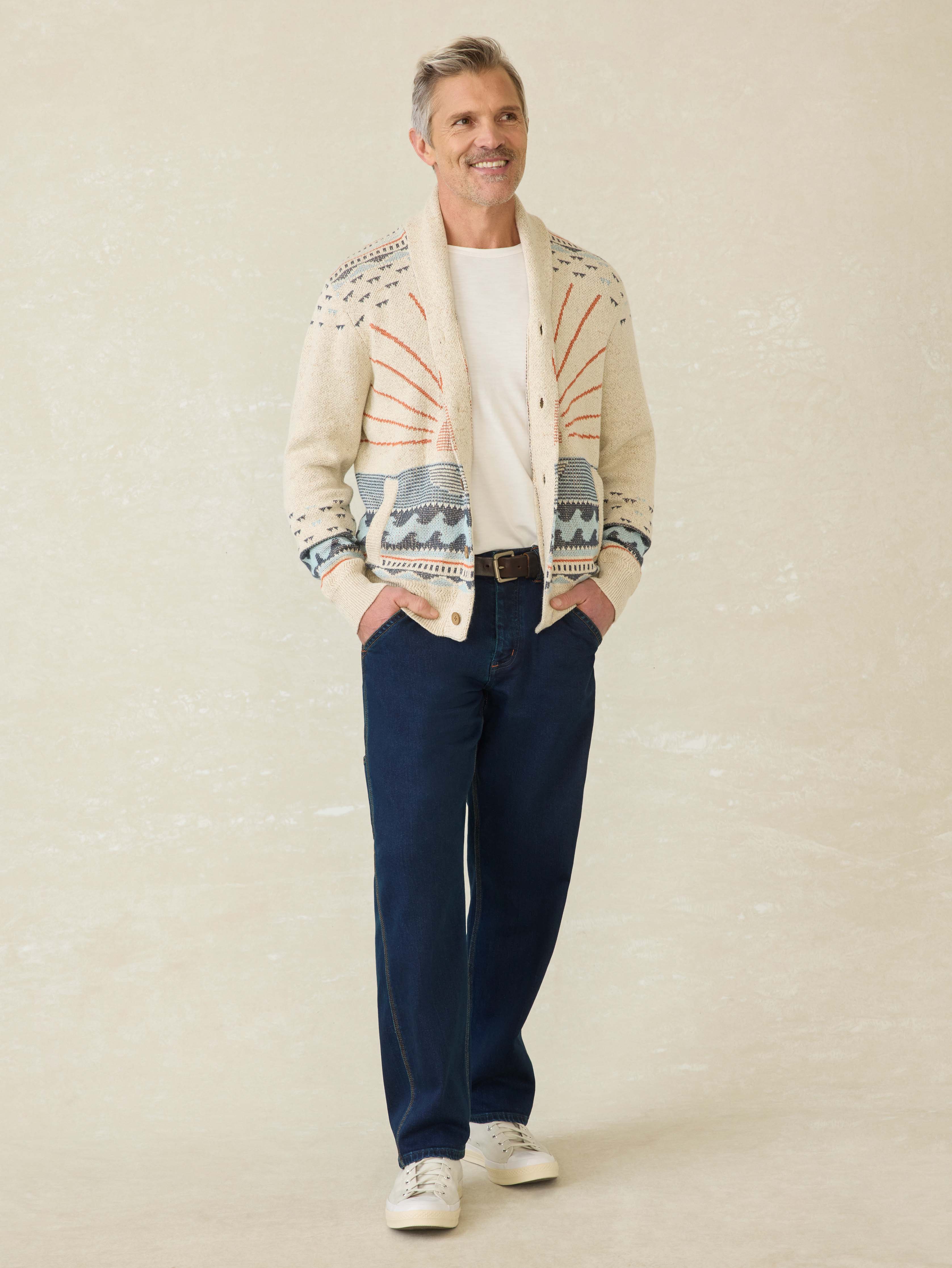Cardigan Sweater - Sand Island