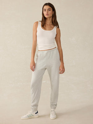 High Standard Fleece Sweatpant - Light Grey Heather