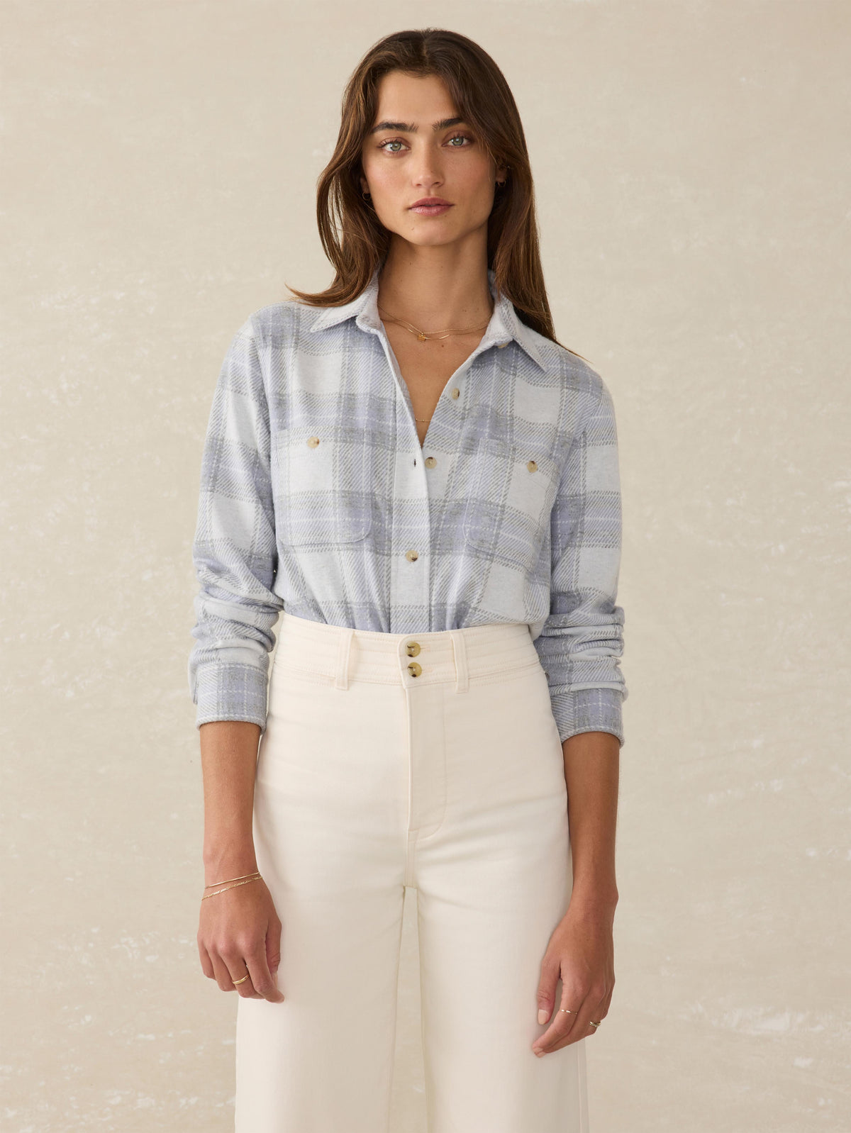 Legend™ Sweater Shirt - Blue Ravine Plaid | Faherty Brand