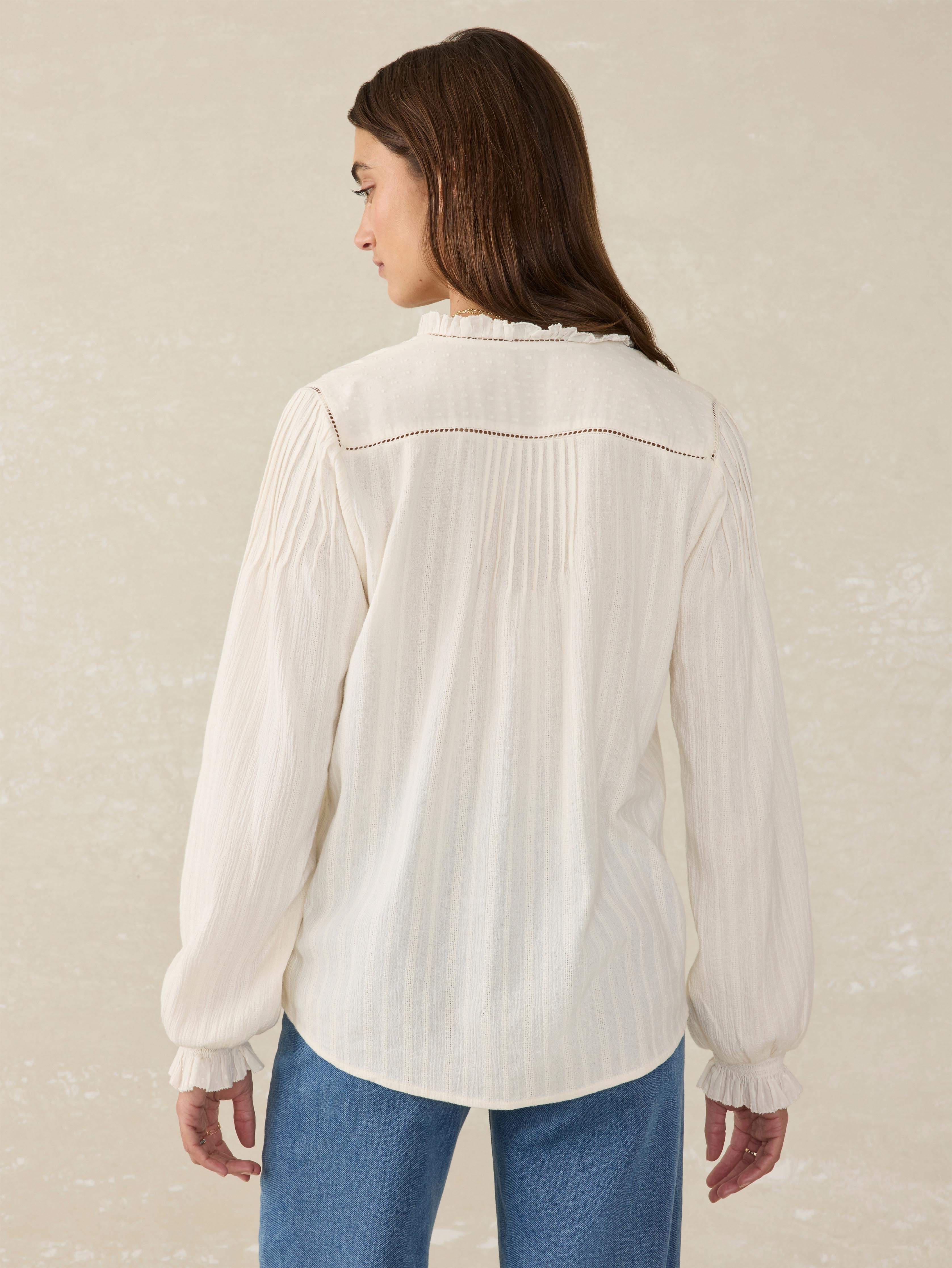 Lily Blouse - Egret