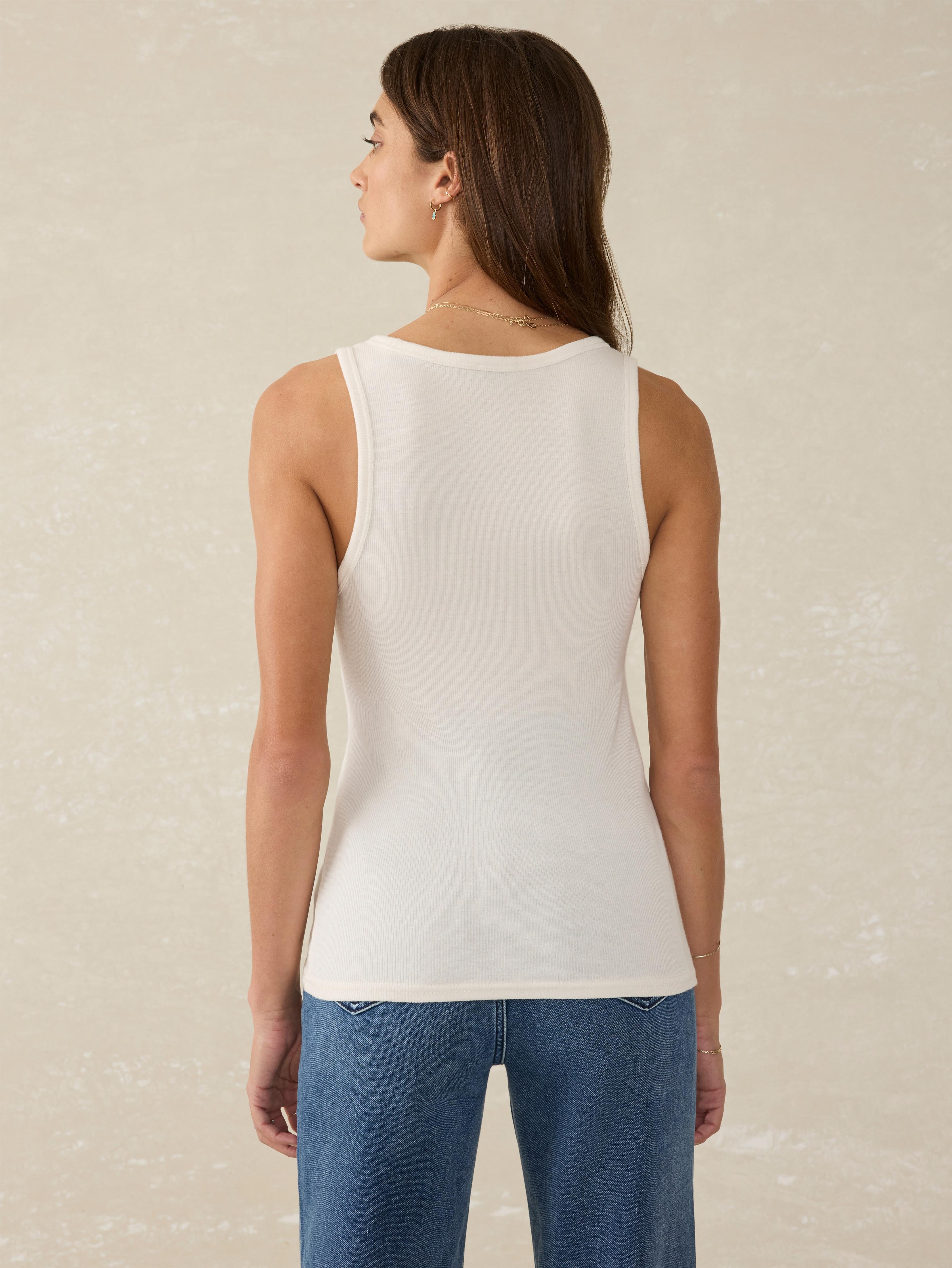 Featherweight Freestyle Tank - Egret