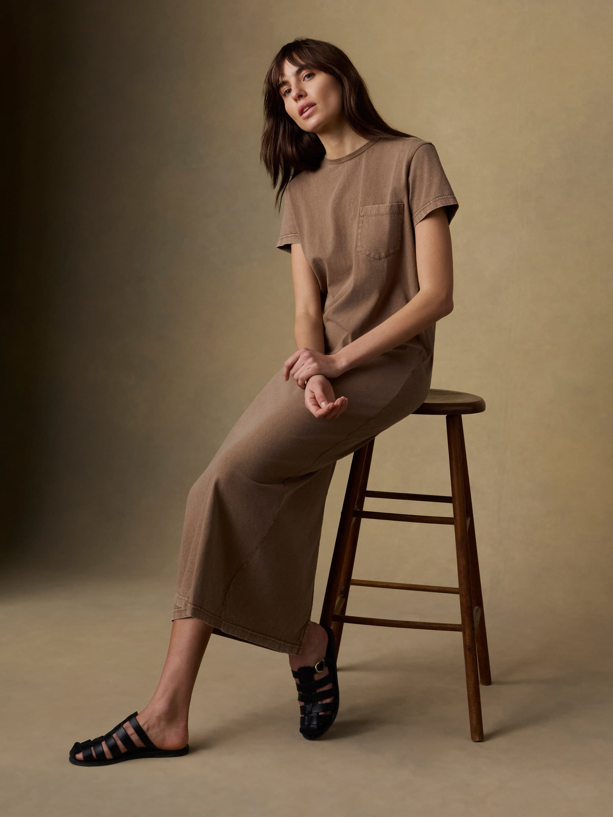 Recycled Cotton Jersey T-Shirt Dress
