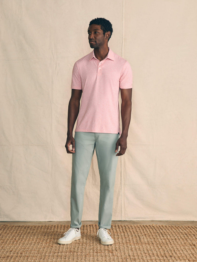 Movement™ ShortSleeve Polo Shirt Sunbeam Heather Faherty Brand