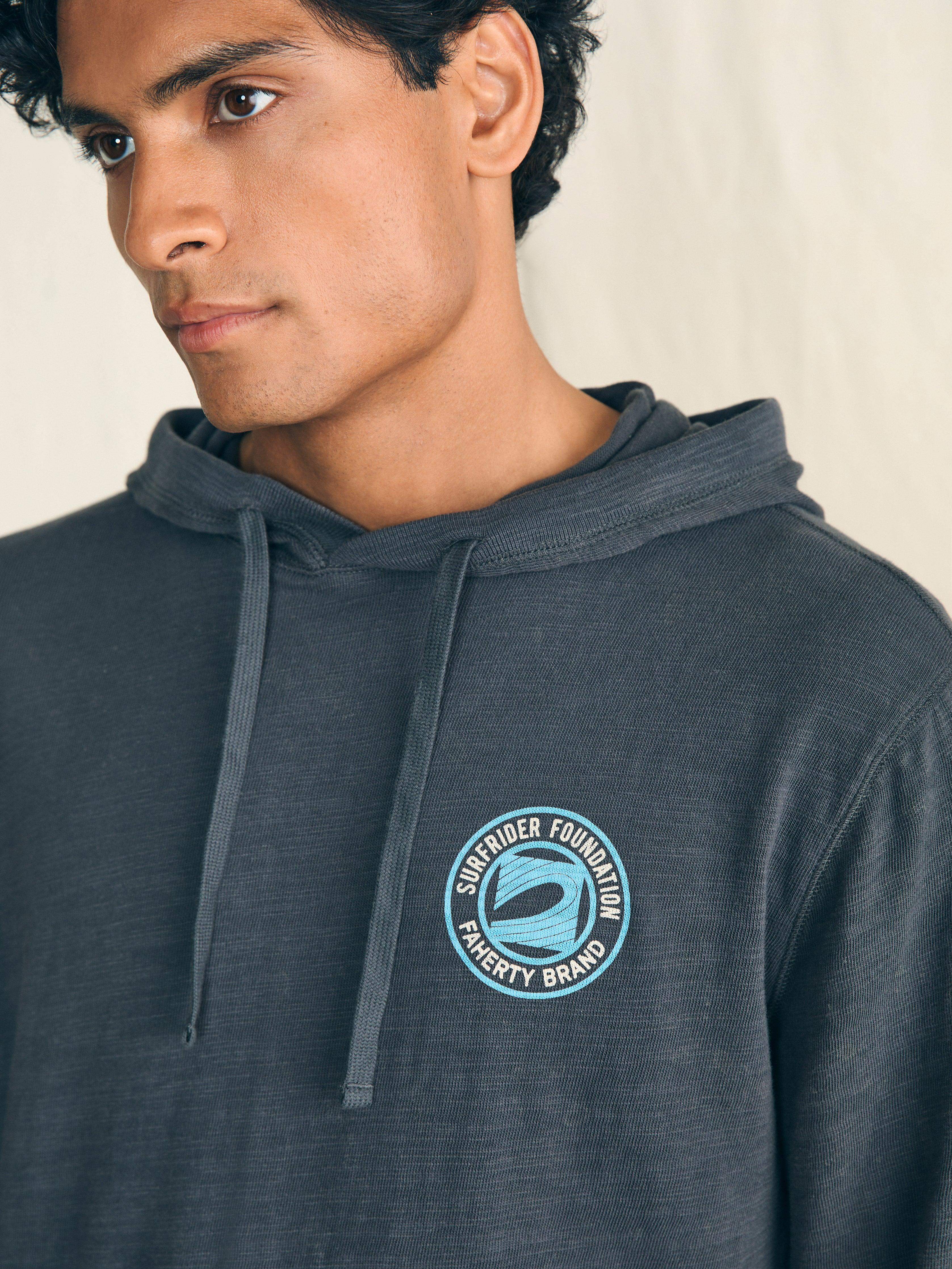 Surfrider Sunwashed Slub Hoodie - Graphite