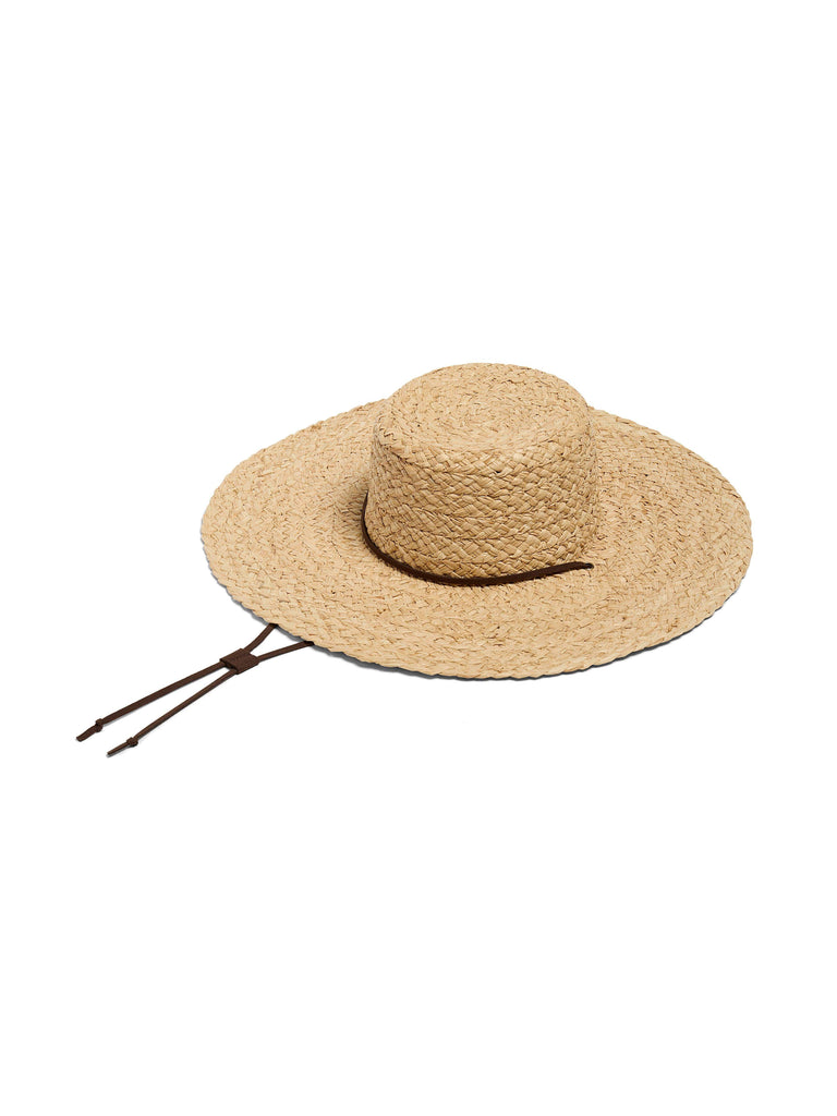 Raffia Lifeguard Hat Natural Faherty Brand