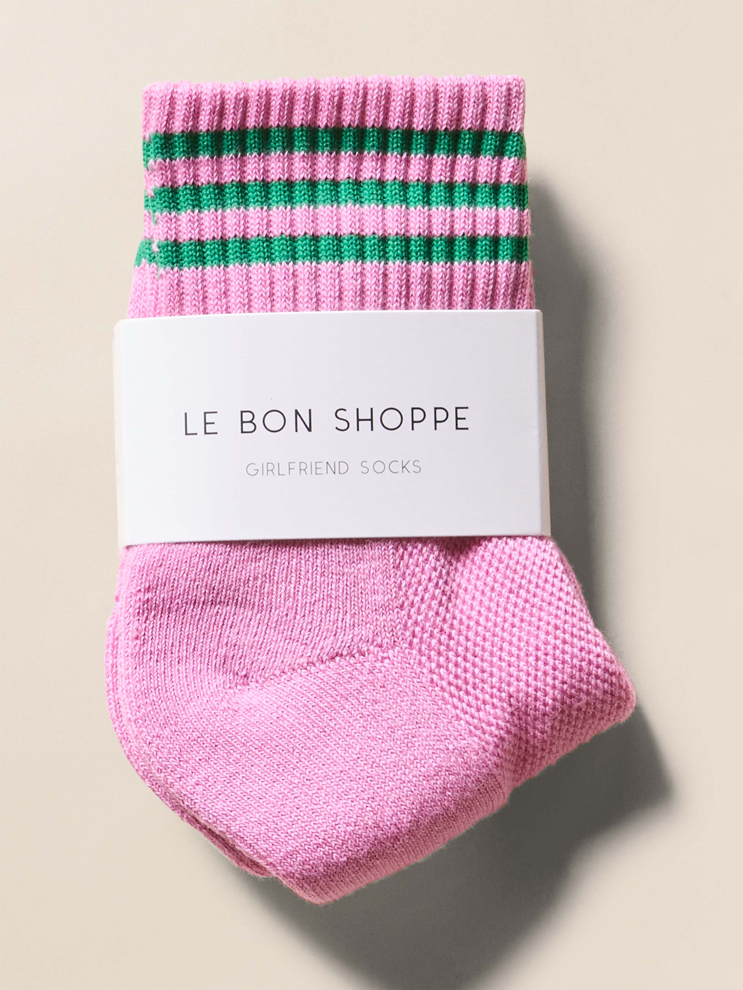 Le Bon Shoppe Girlfriend Sock - Rose Pink