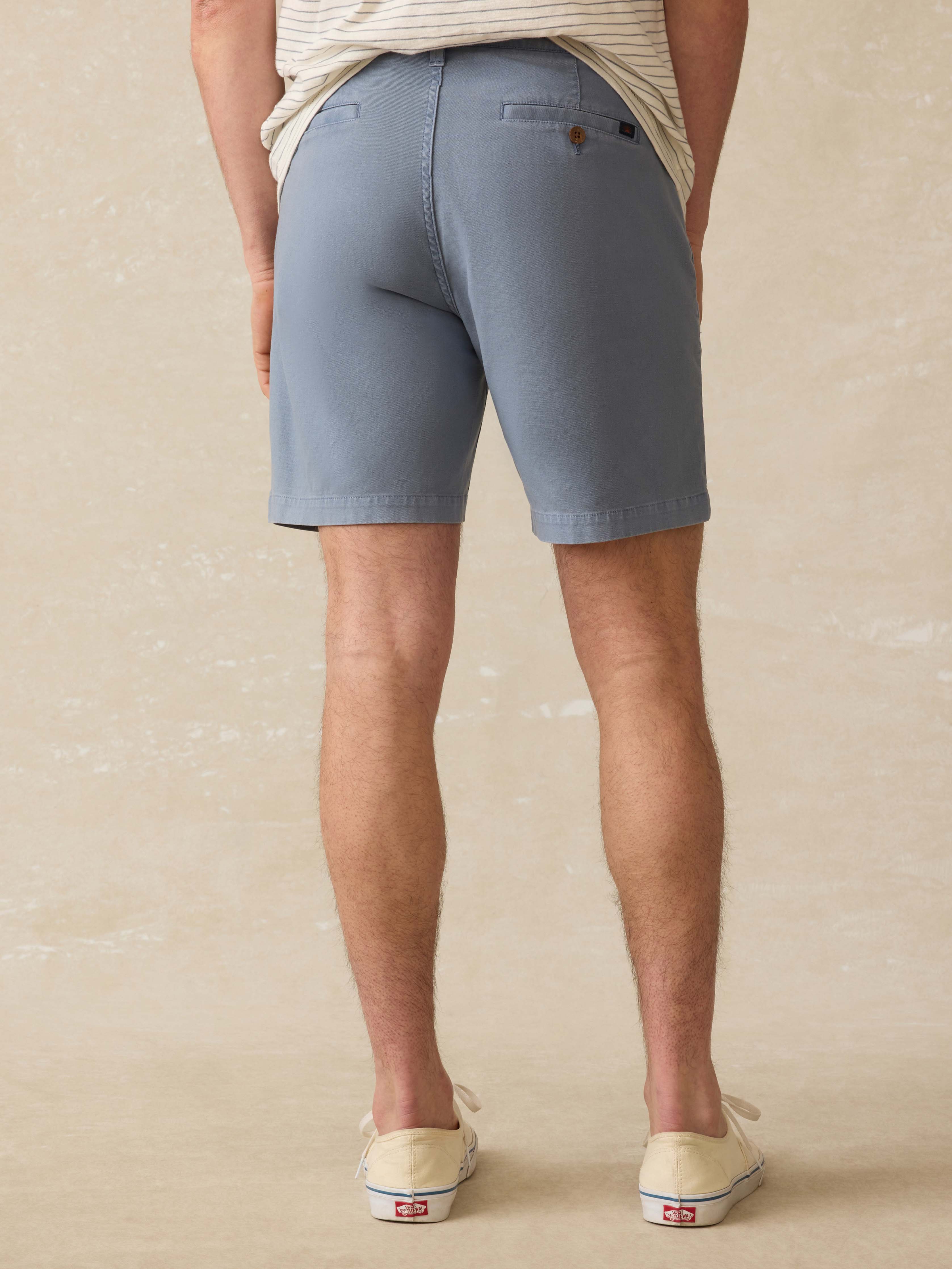 Essential Chino Short (8") - Flintstone