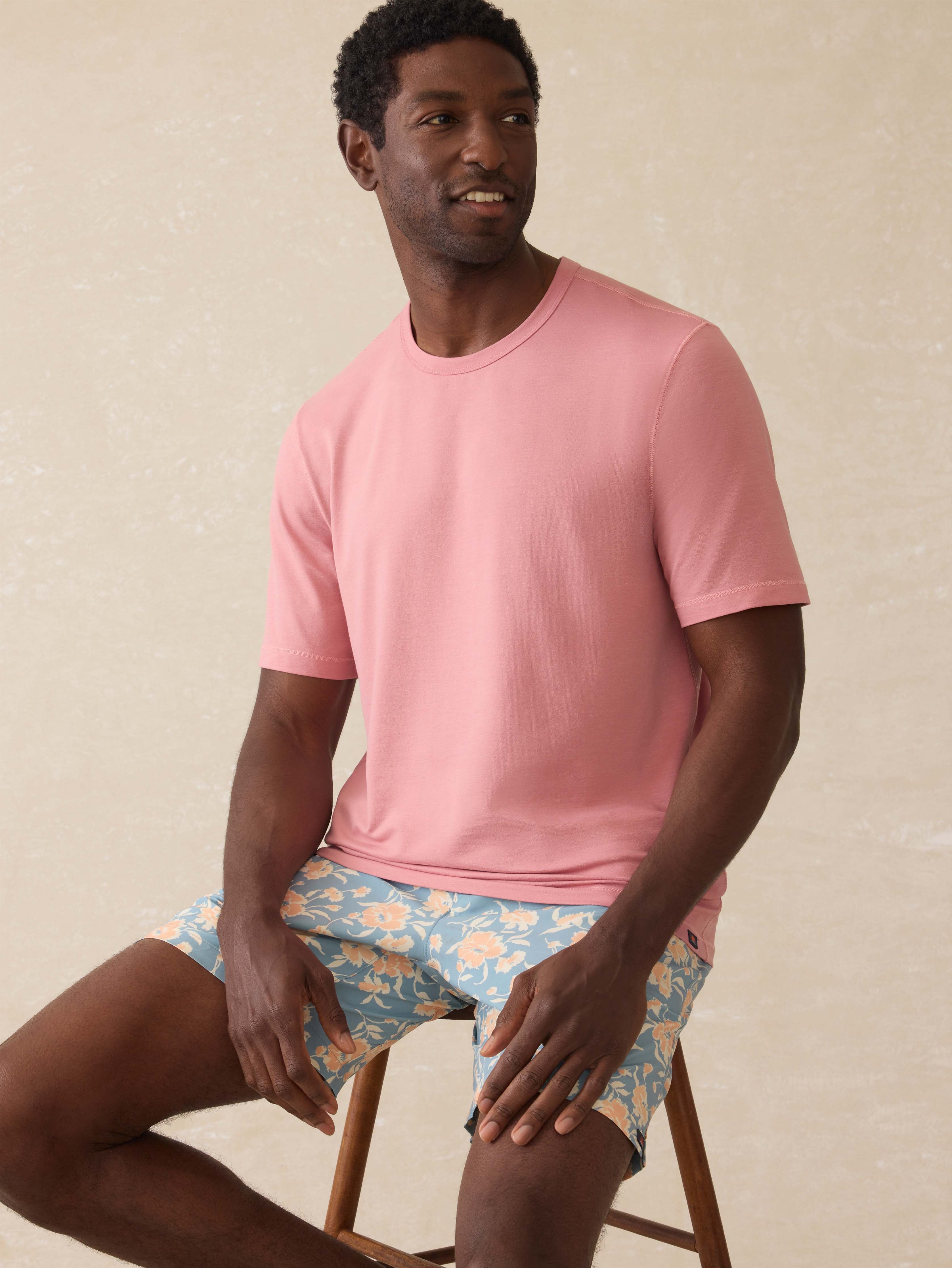 Short-Sleeve Shorelite UPF Tee - Faded Flag