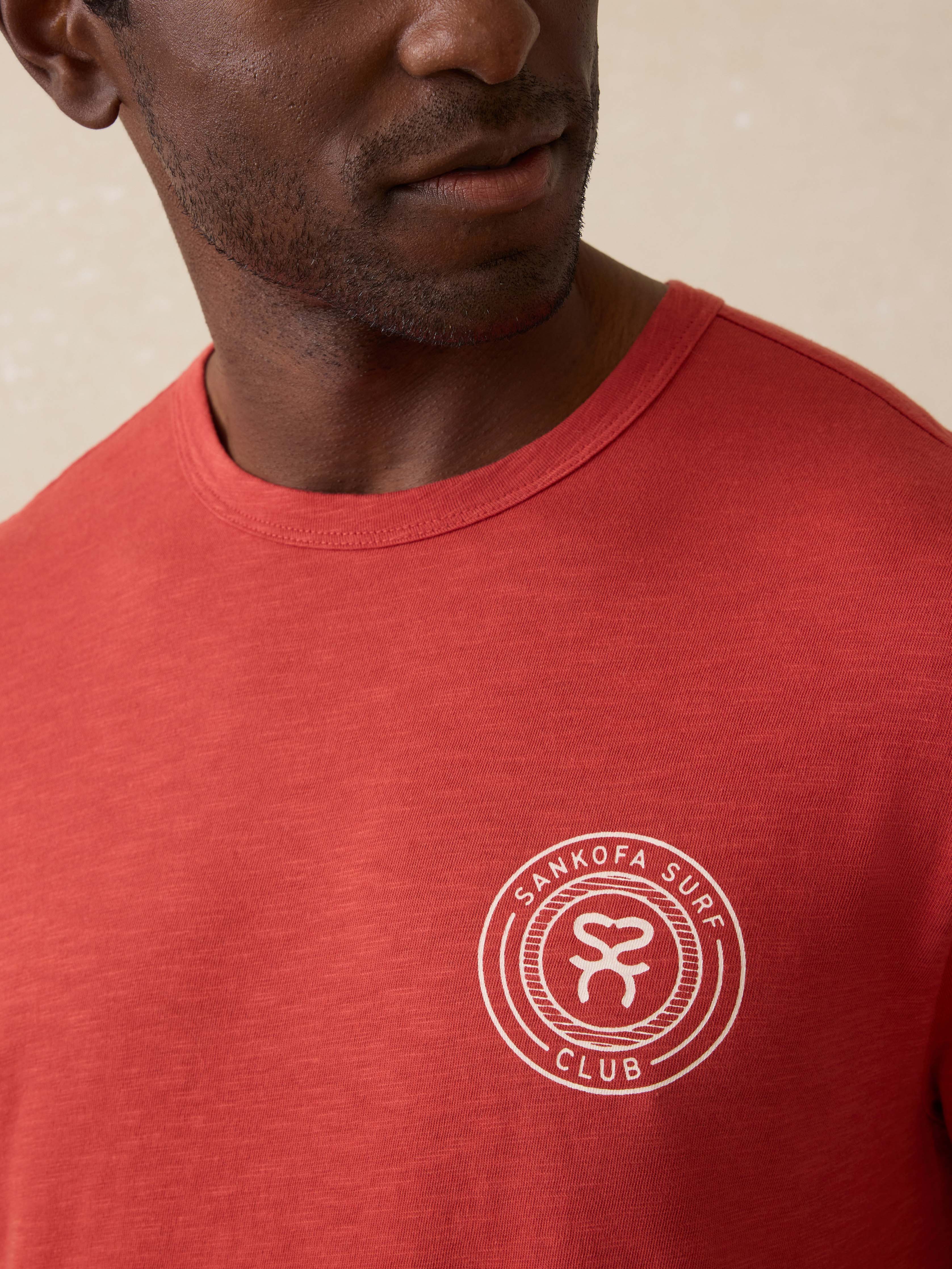 Surf Ghana Short Sleeve Logo Graphic Tee - Cavern Clay