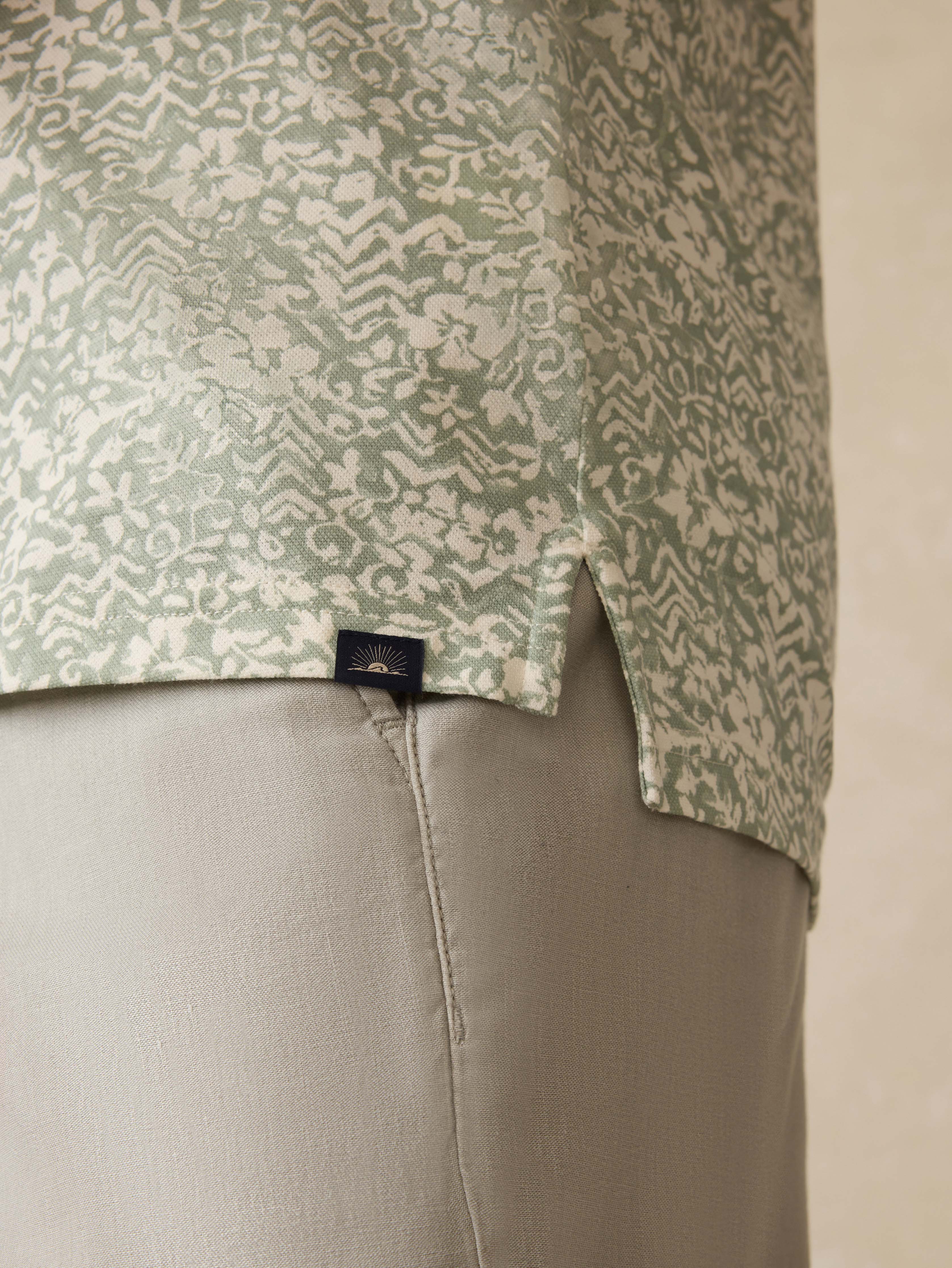 Short-Sleeve Movement™ Pique Polo - Dusty Sage Hilo
