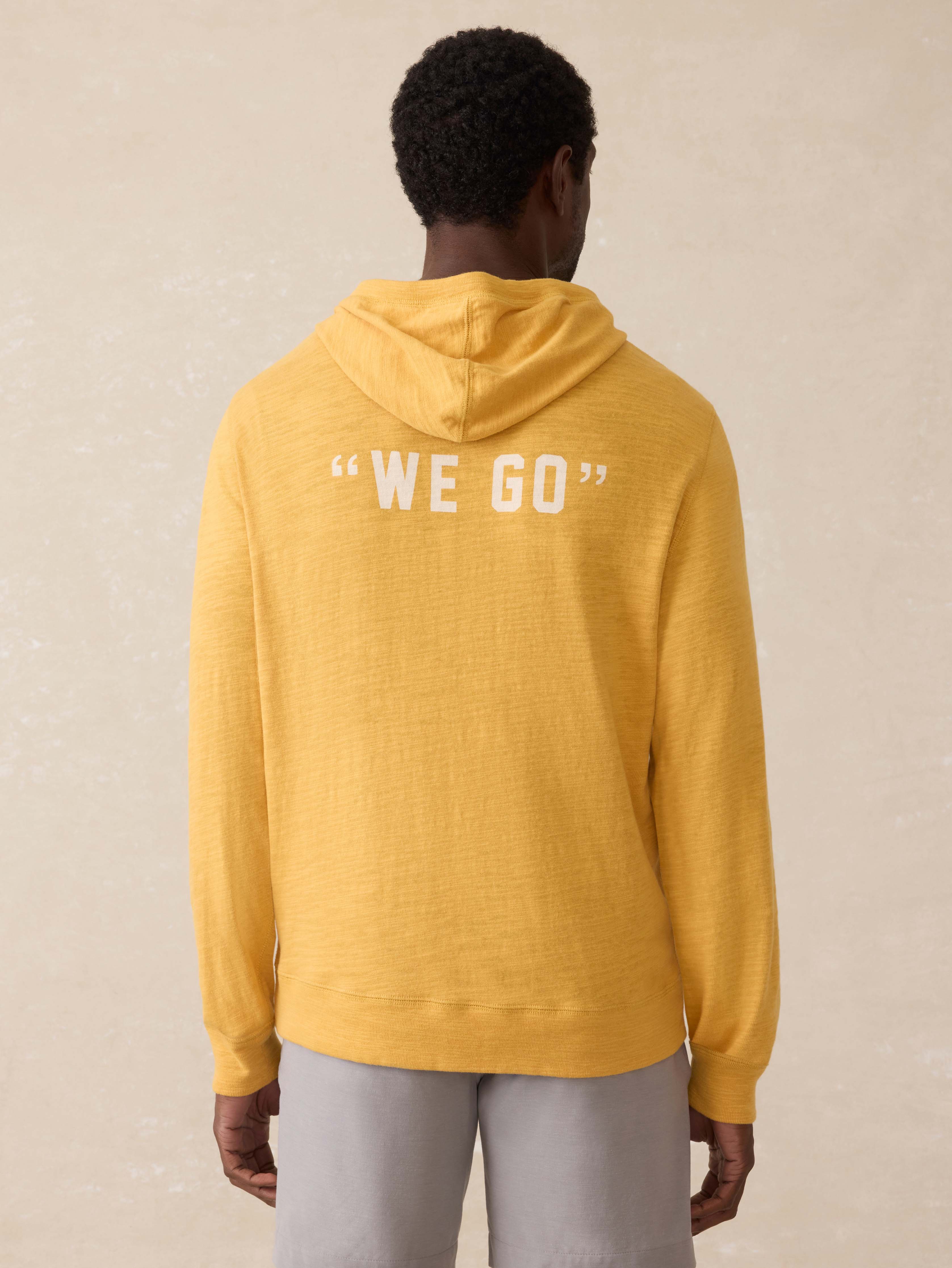 Ghana Sunwashed Slub Hoodie - Tuscan Sun