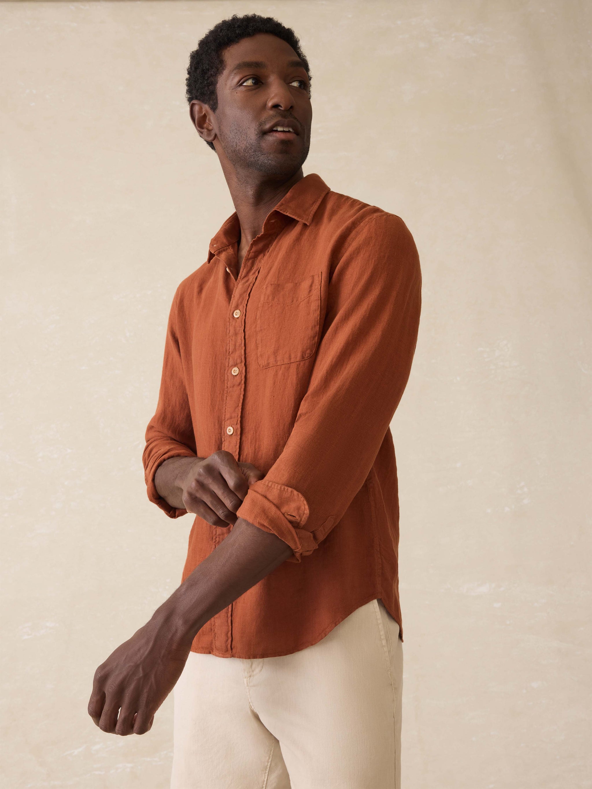 faherty linen laguna dress Faherty Laguna Linen Mini Shirtdress