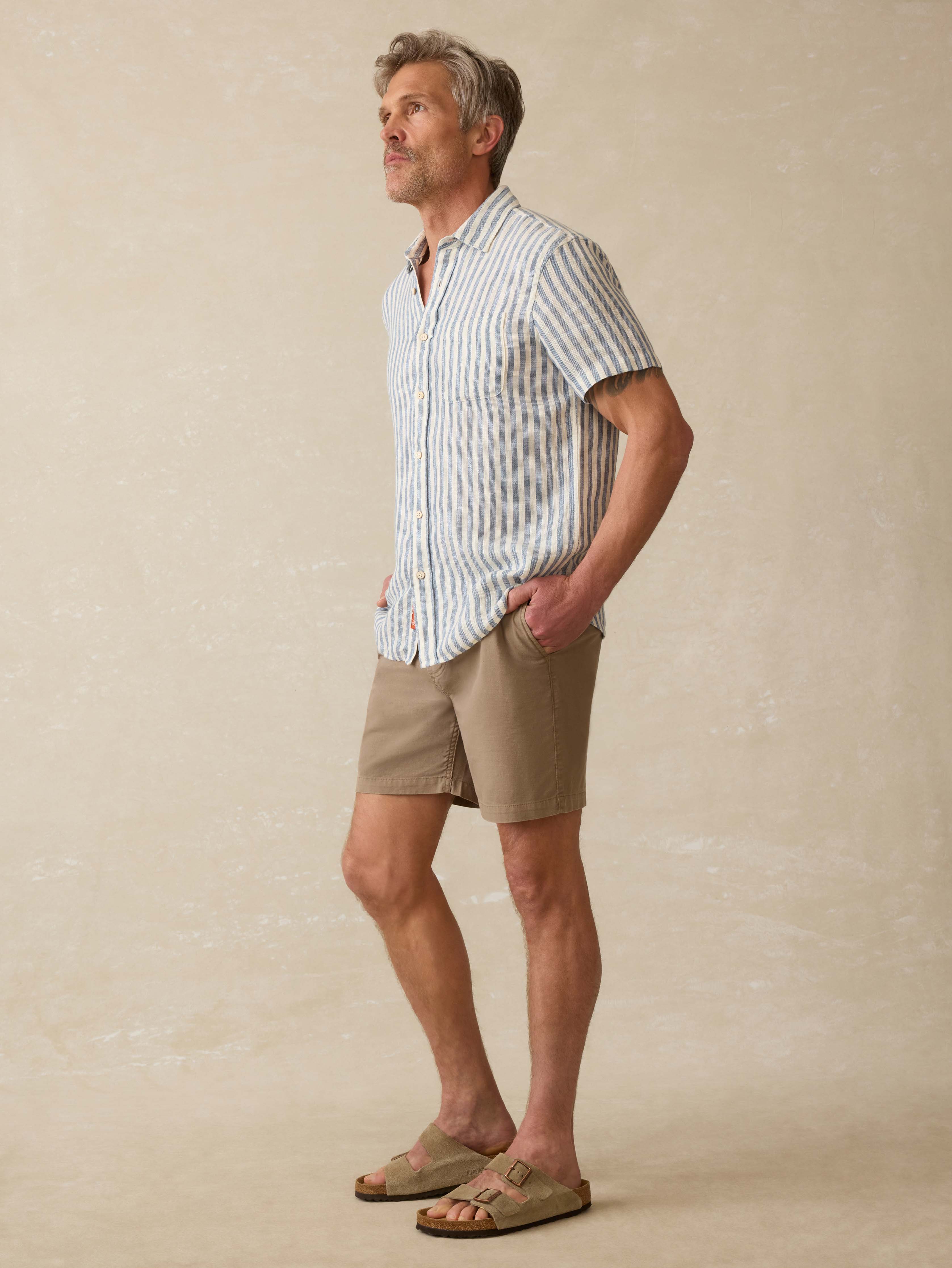 Essential Drawstring Short - Mountain Cliff