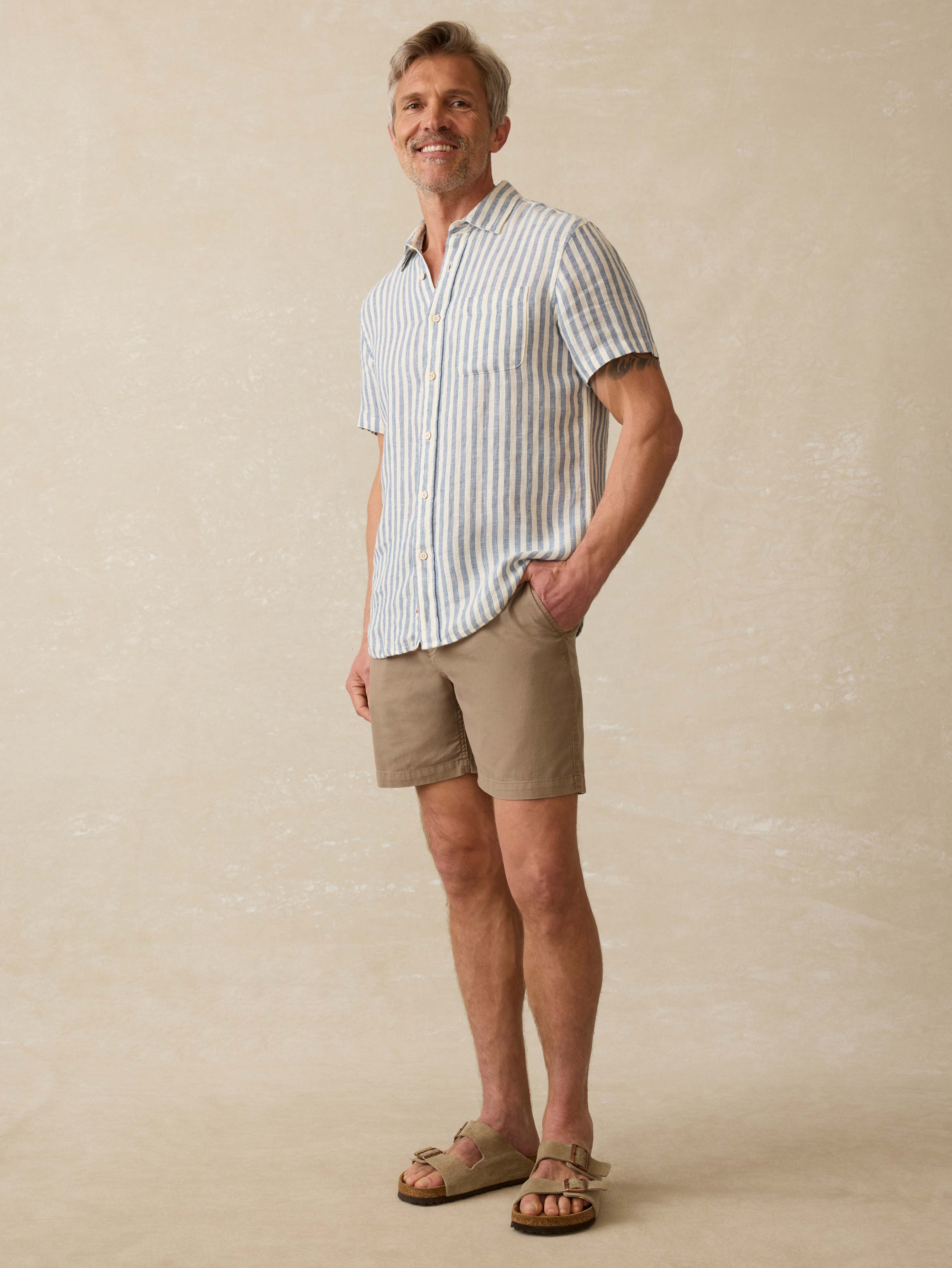 Essential Drawstring Short - Mountain Cliff