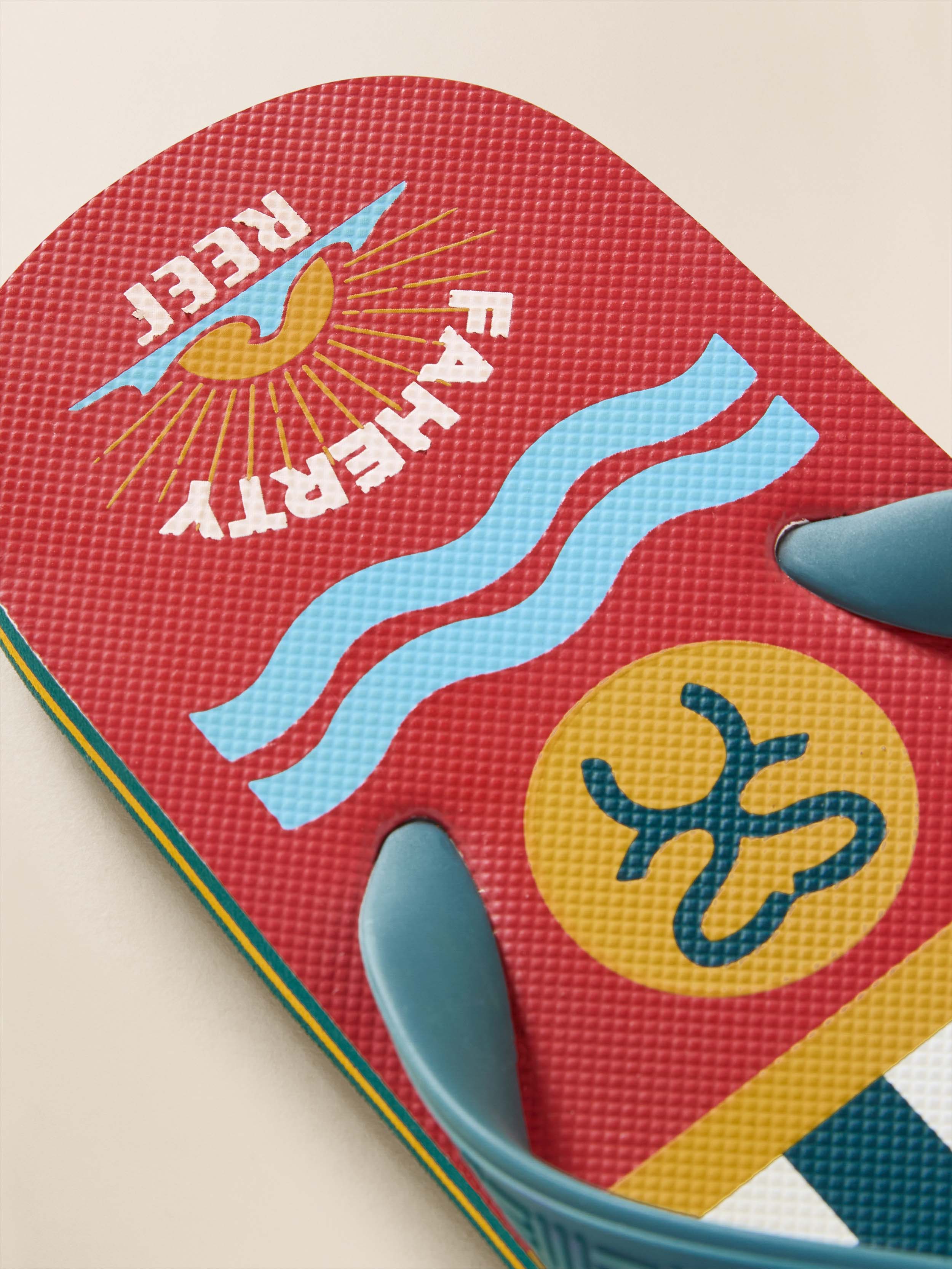 Faherty X Reef Surf Ghana Flip Flop - Agona Green
