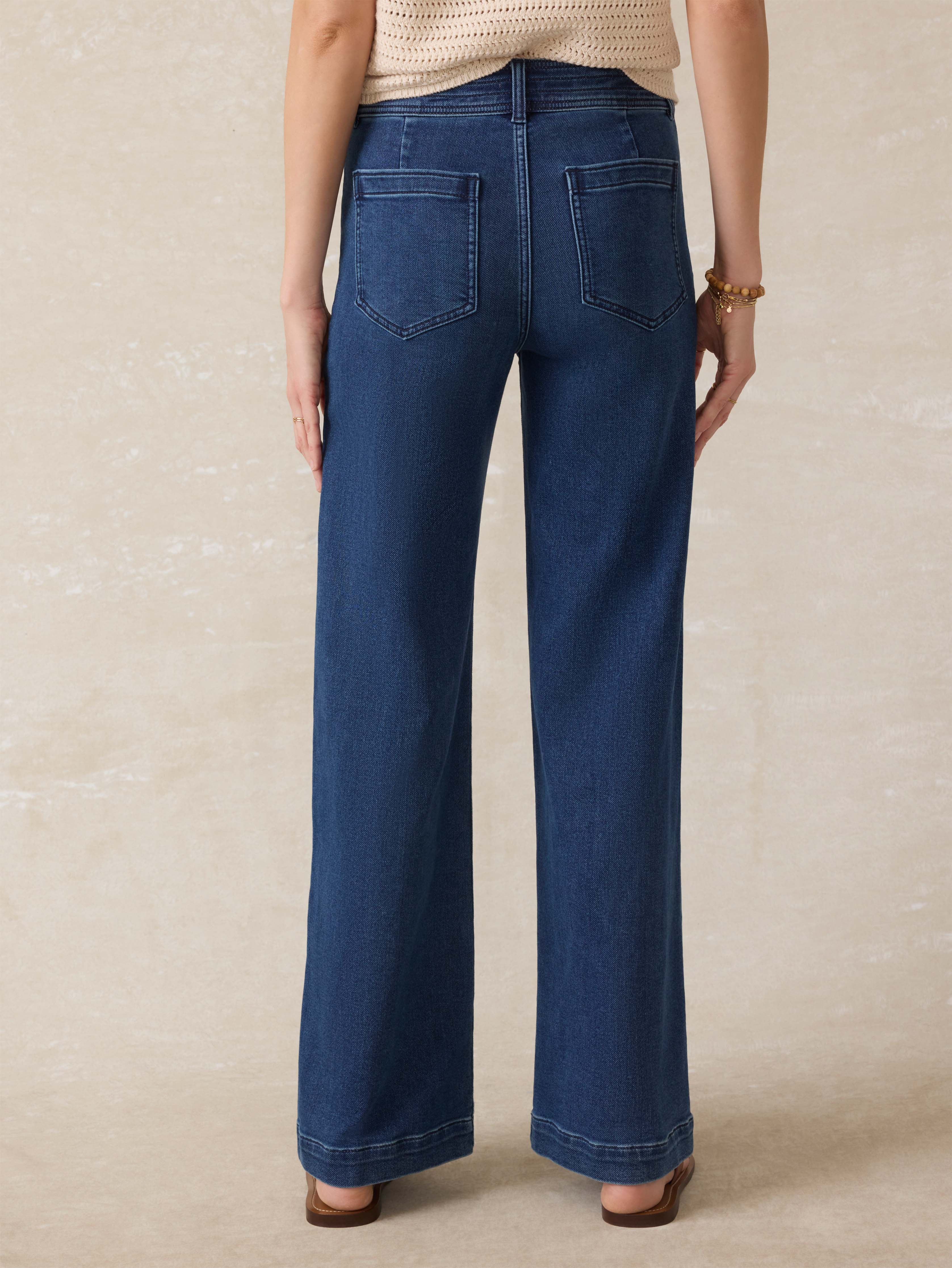 Stretch Terry Harbor Pant - Creekstone Wash
