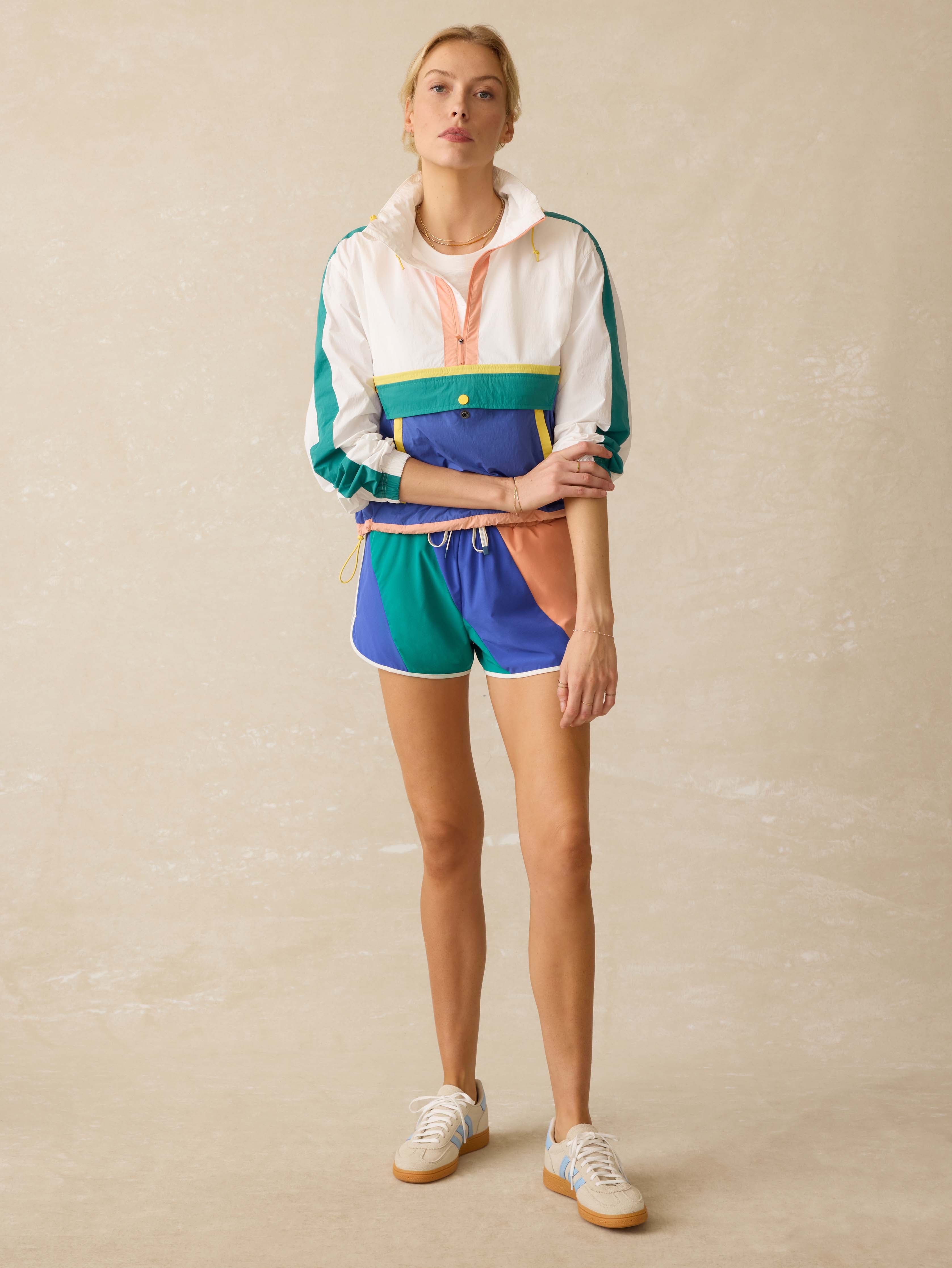 Shorelite Active Short - Lagoon Colorblock