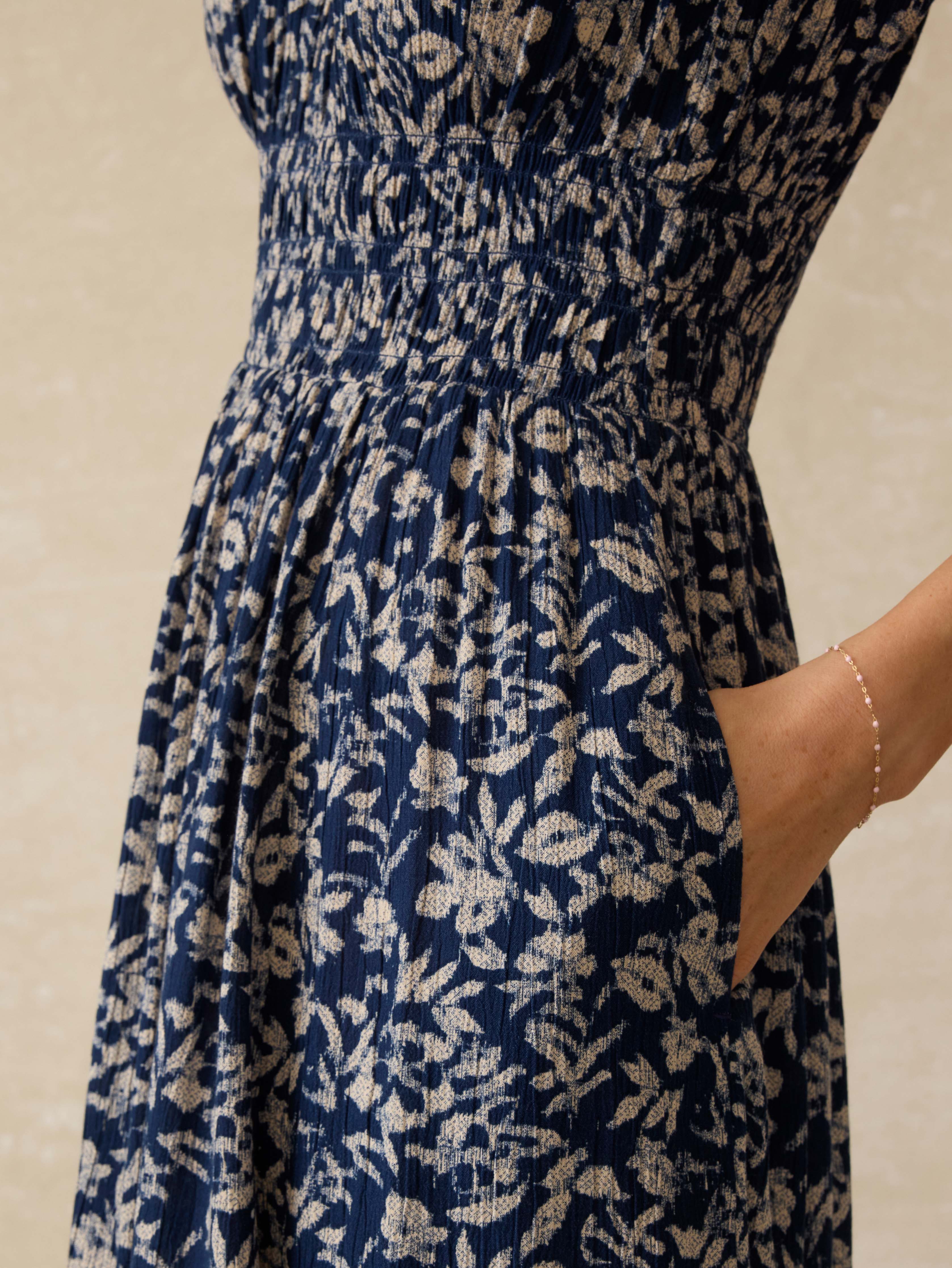 Sunseeker Dress - Juniper Ikat Floral