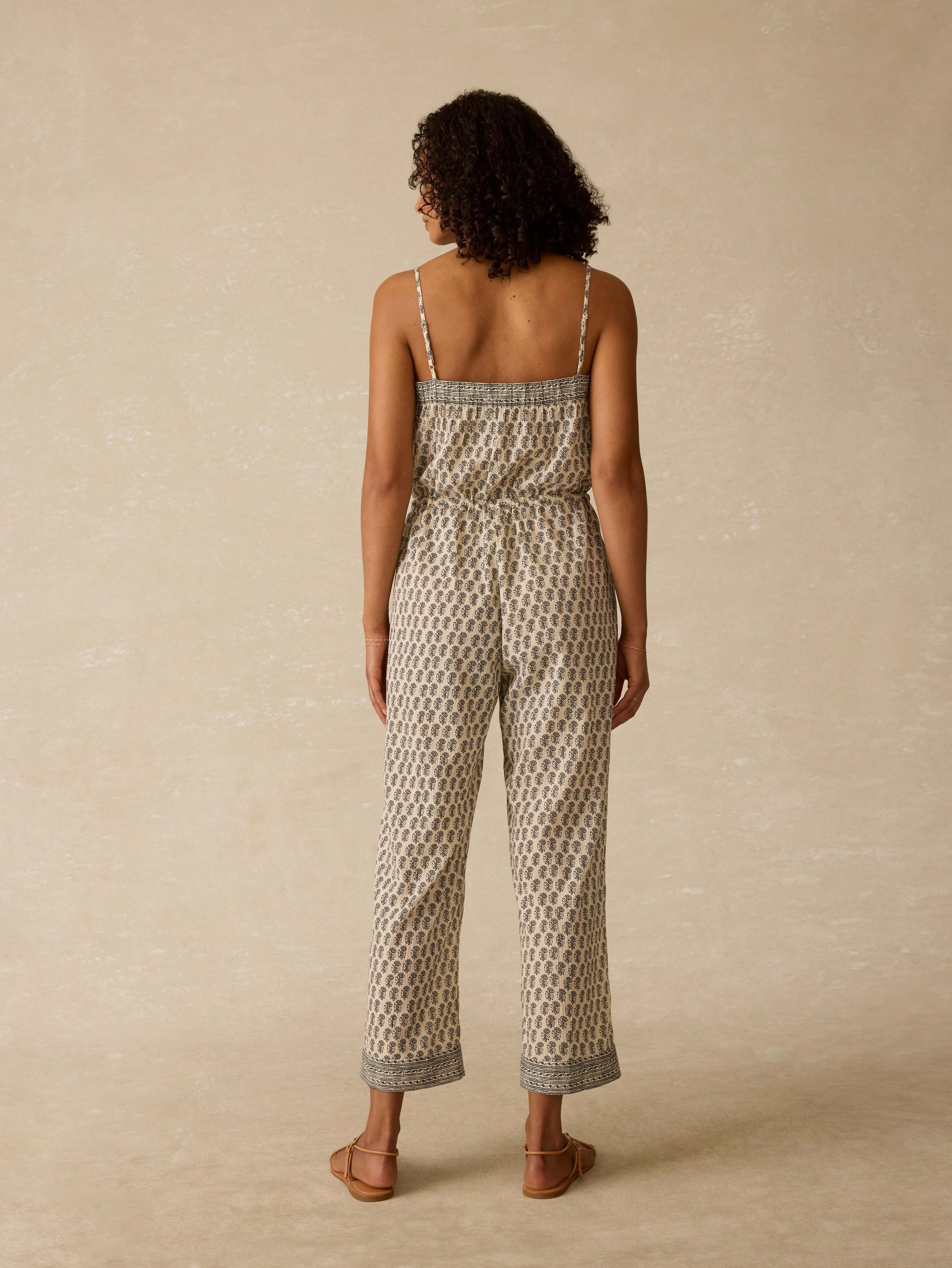 Catalina Jumpsuit - Summer Pearl Blossom