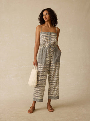 Catalina Jumpsuit - Summer Pearl Blossom