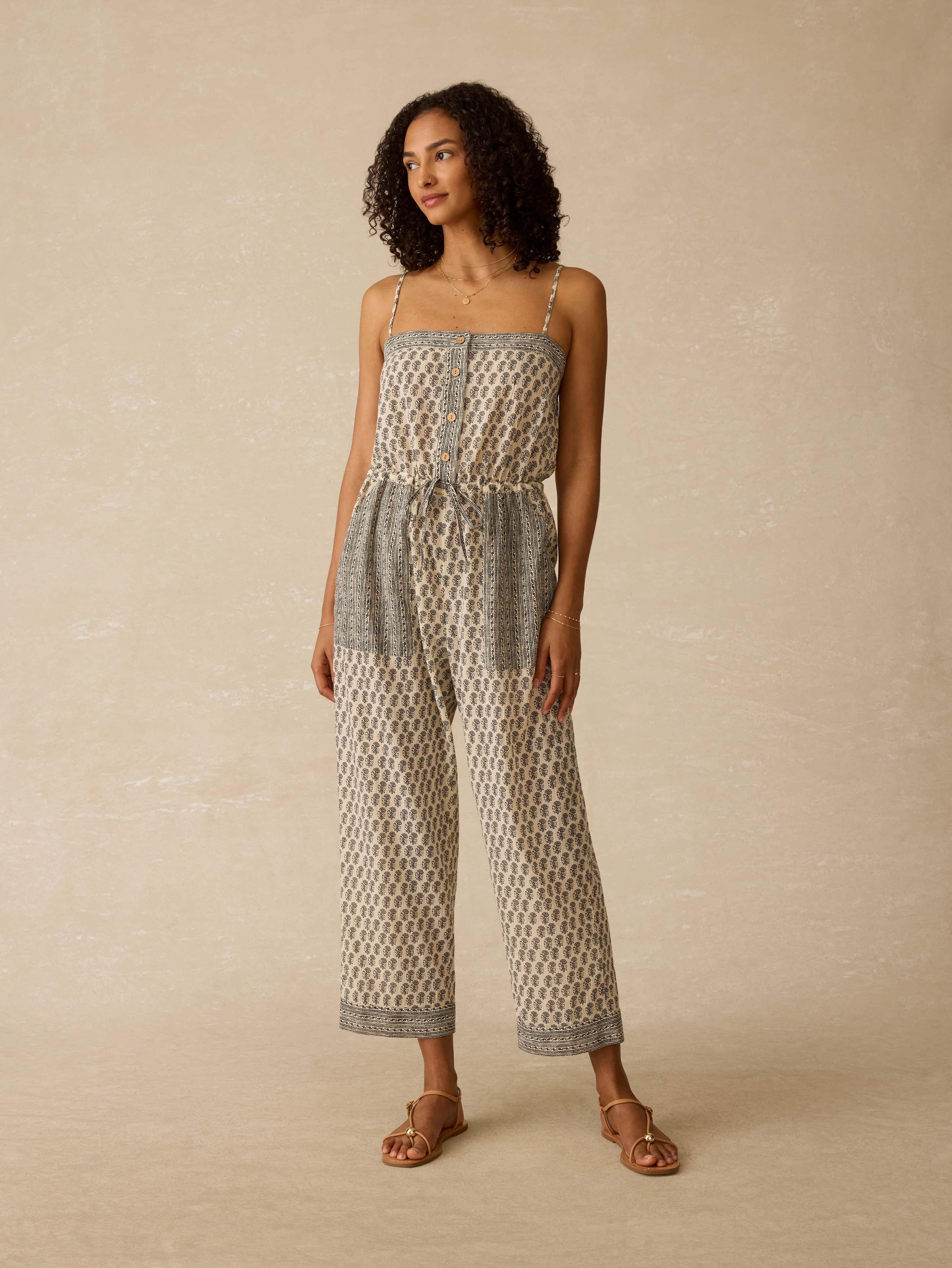 Catalina Jumpsuit - Summer Pearl Blossom