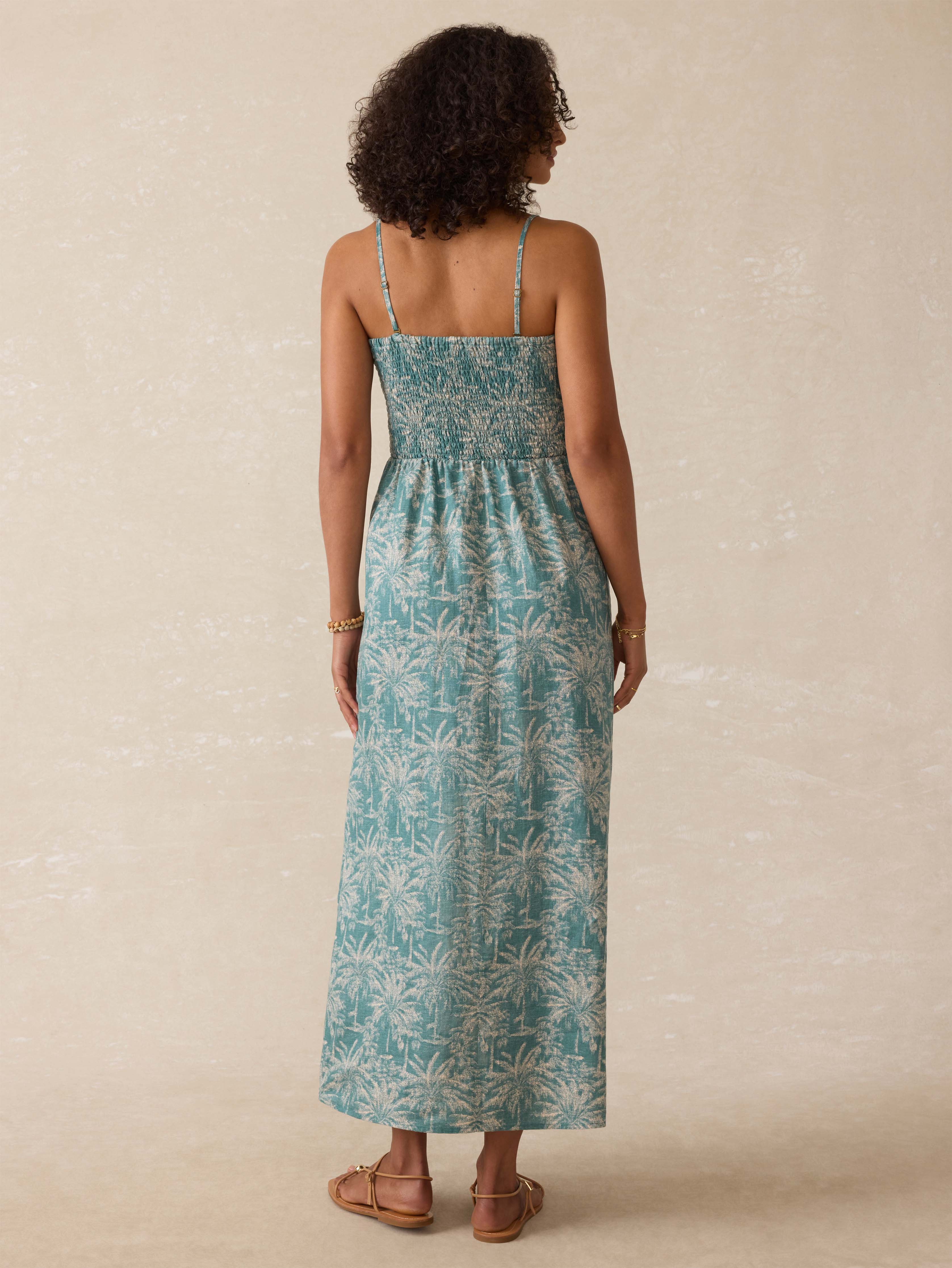 Sunrise Smocked Dress - Maui Tropics