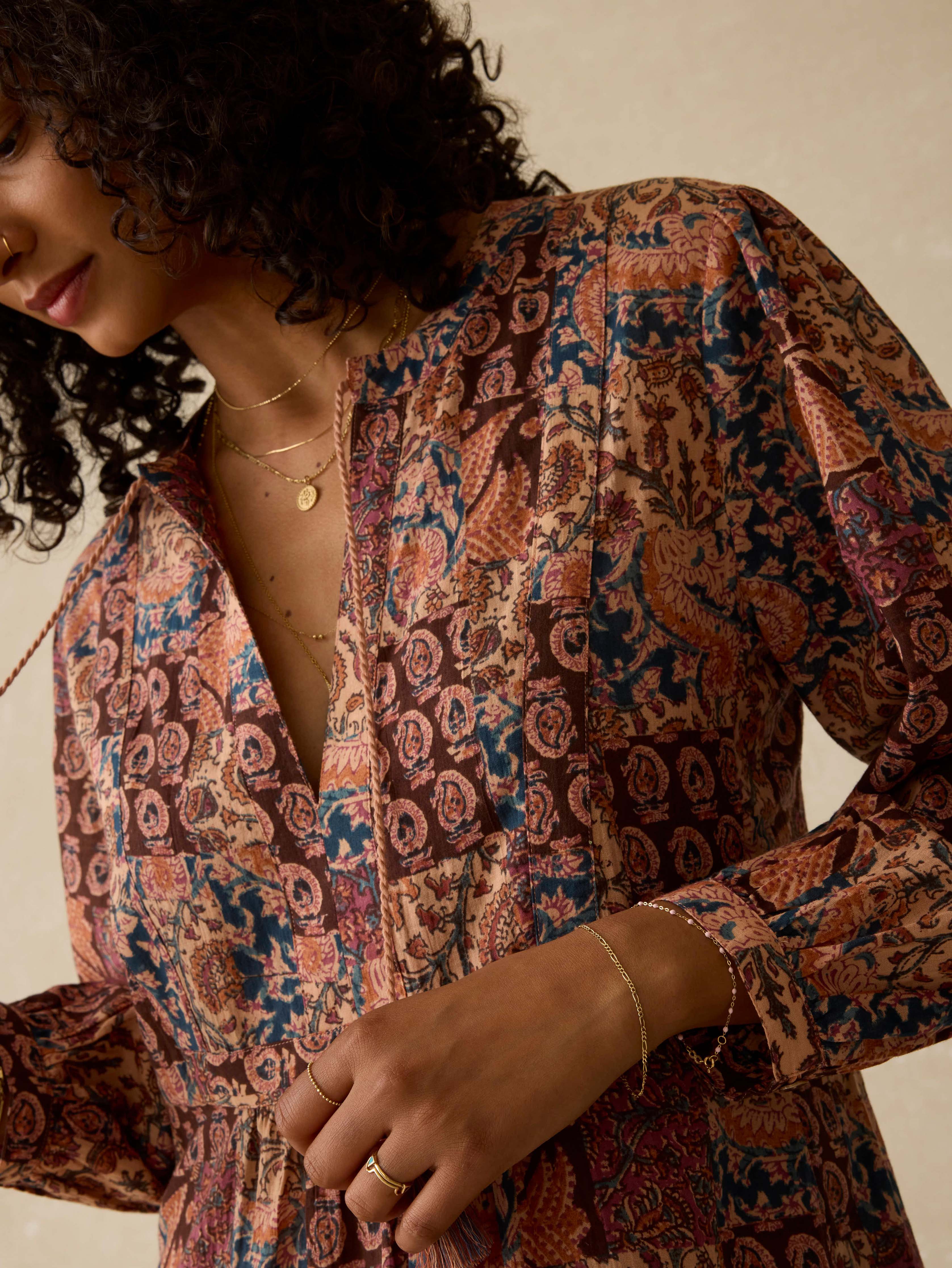 Sandy Cove Coverup - Madeira Patchwork